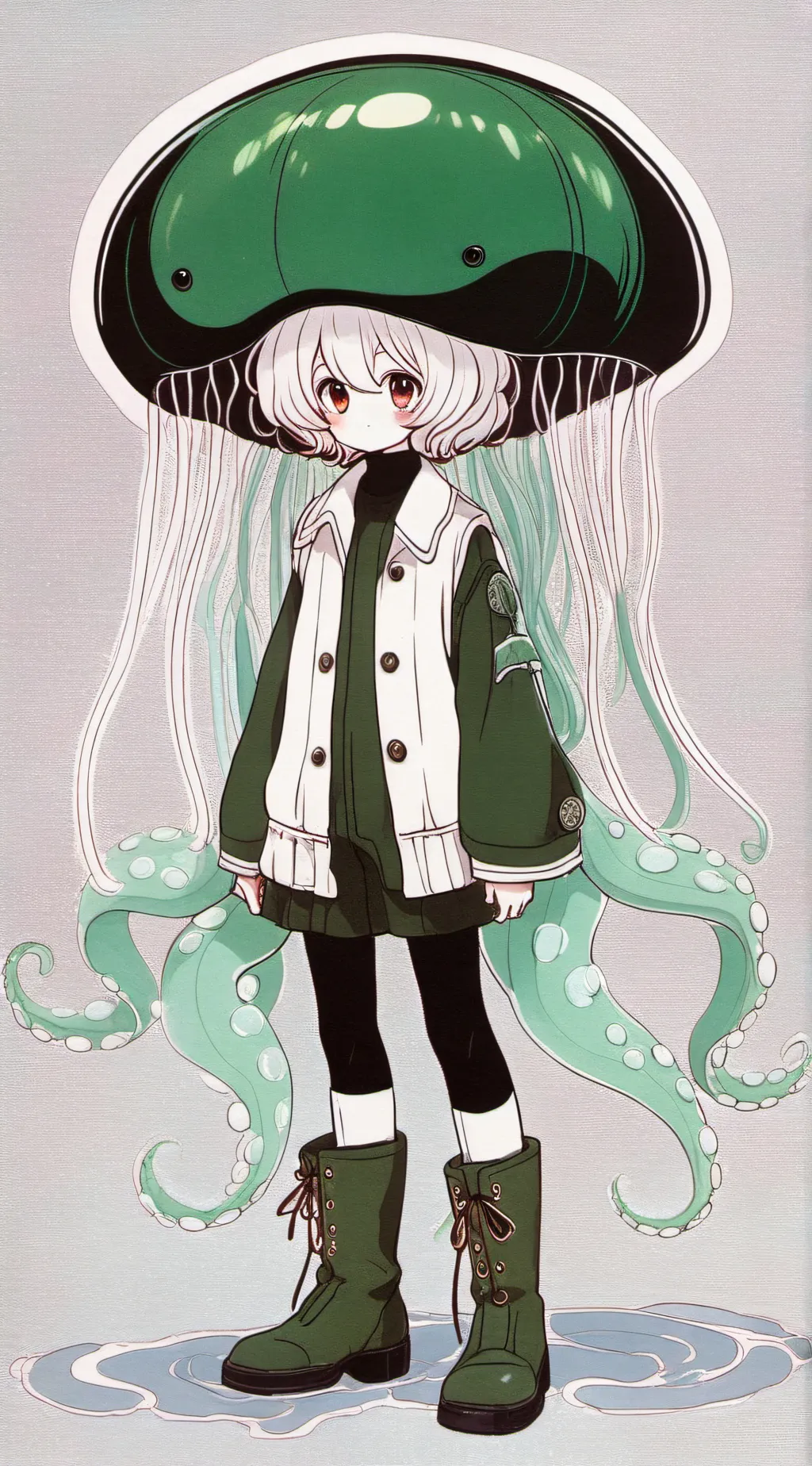 ai character: Jade the jellyfish background
