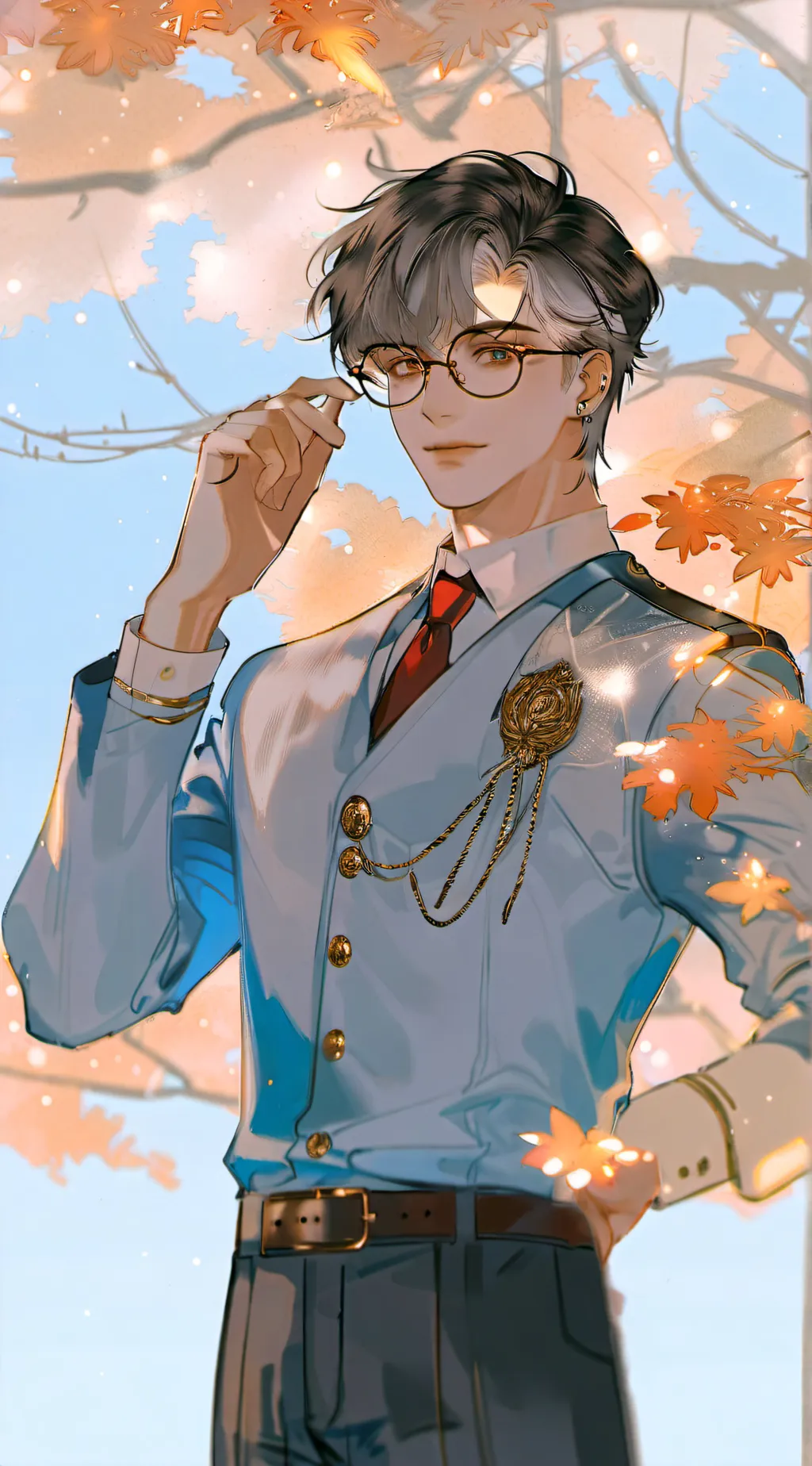 ai character: Glanz background
