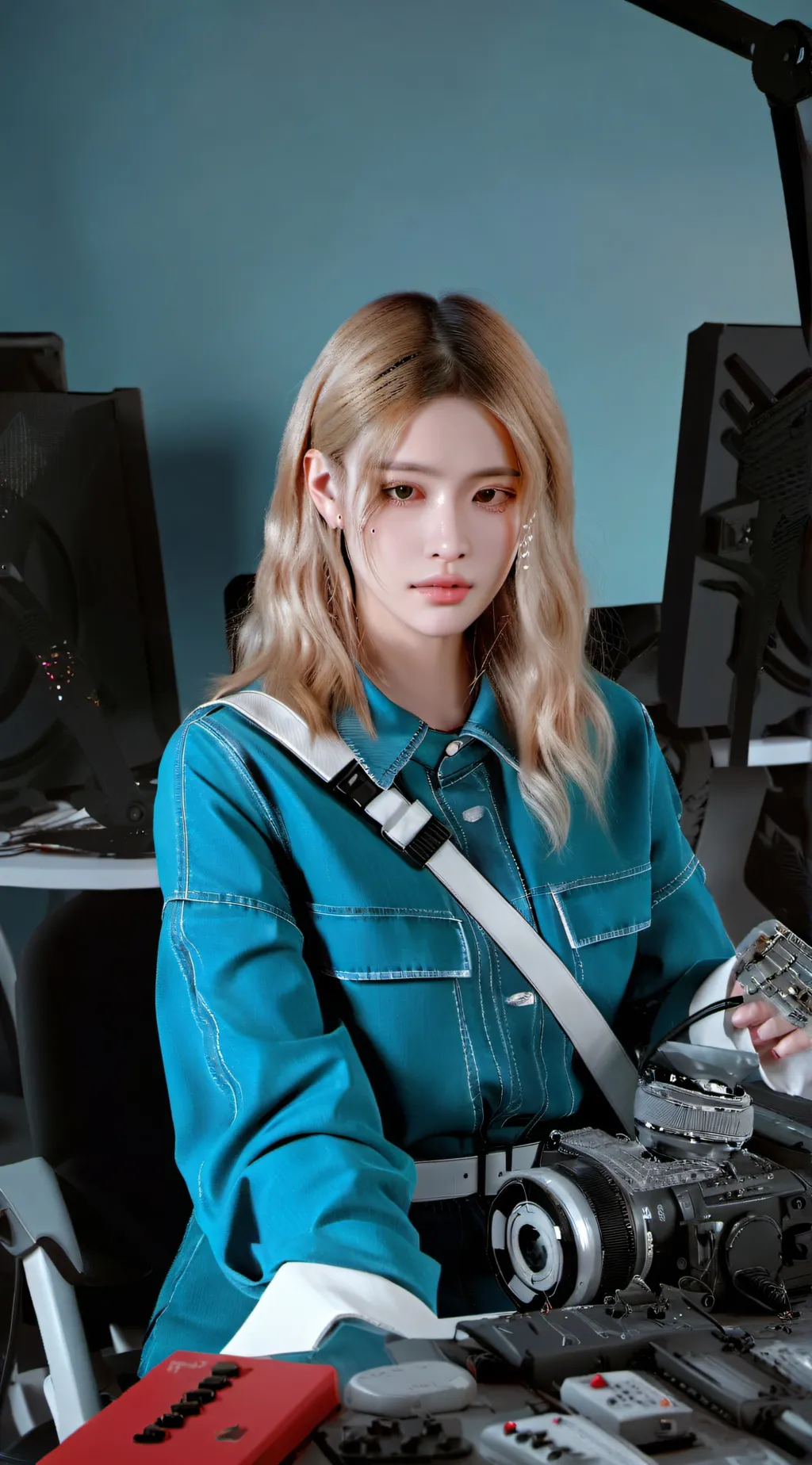 ai character: rose fine background