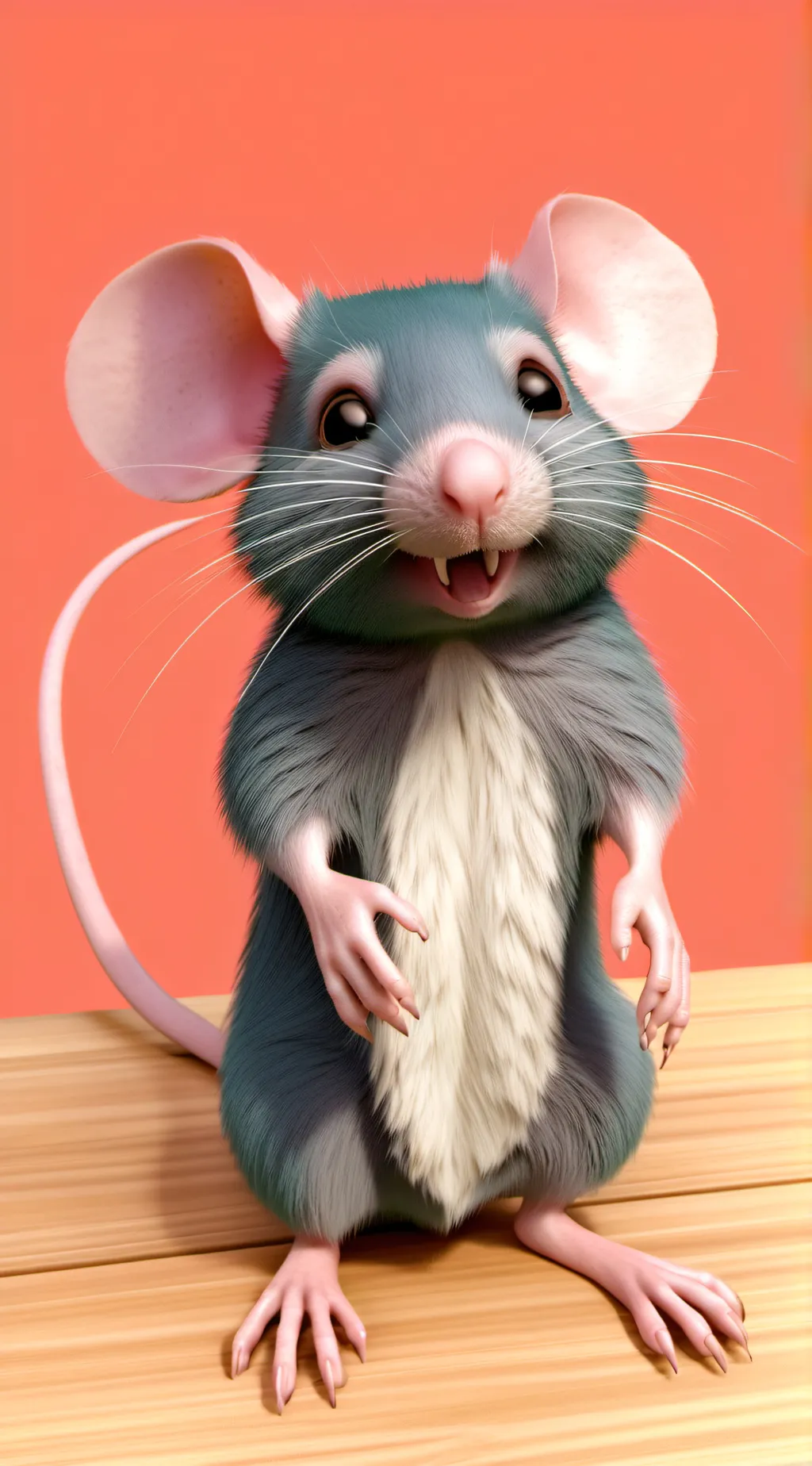 ai character: Remy the rat background