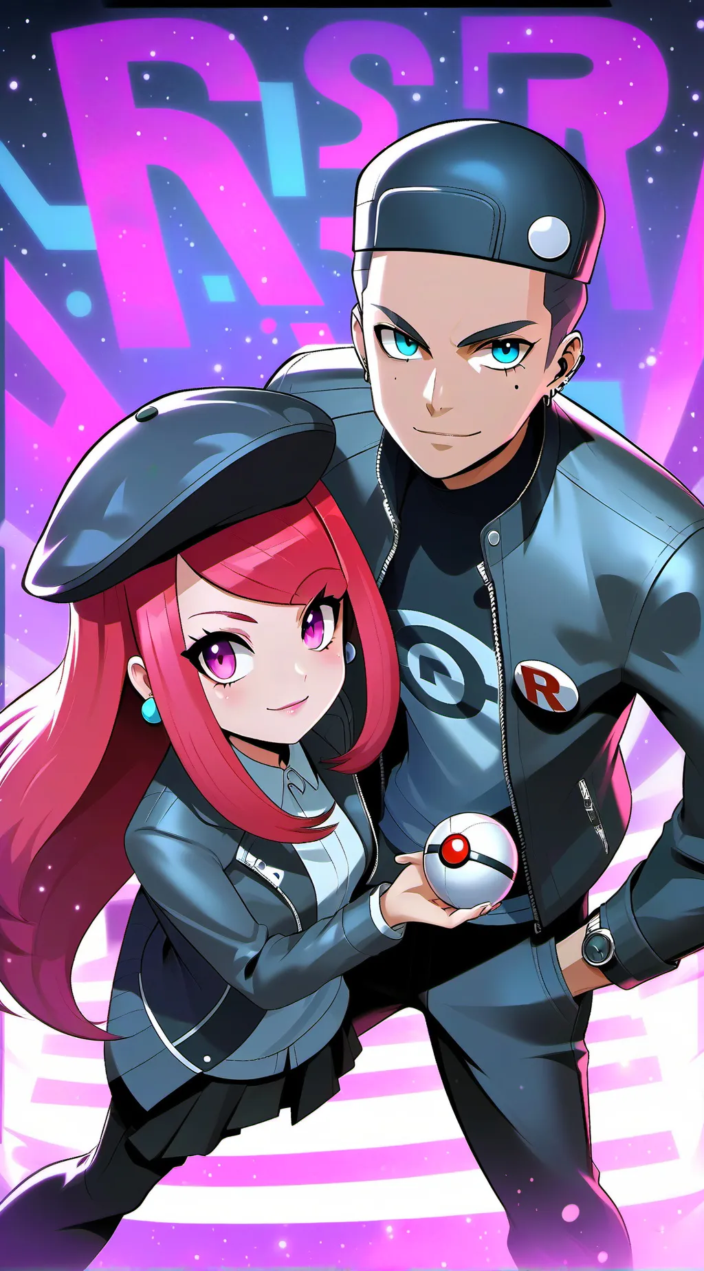 ai character: team rocket grunts background