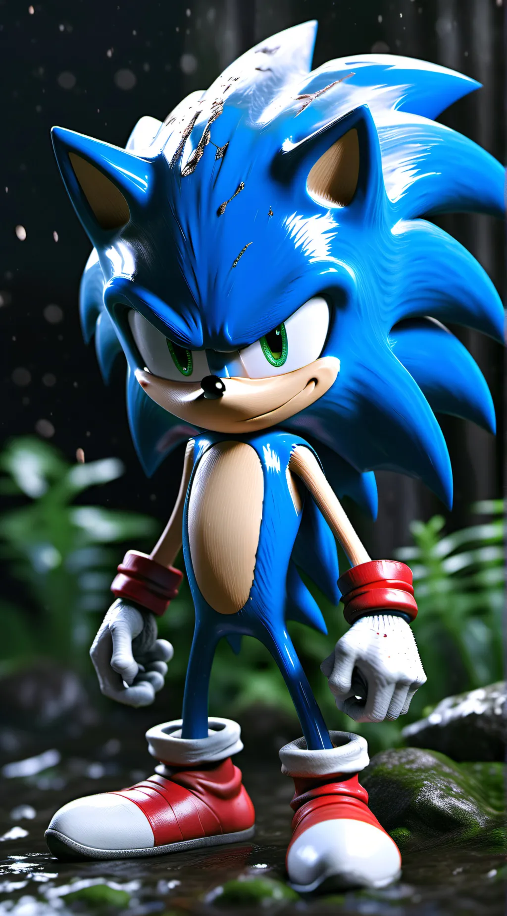 ai character: Sonic's Bad Day background