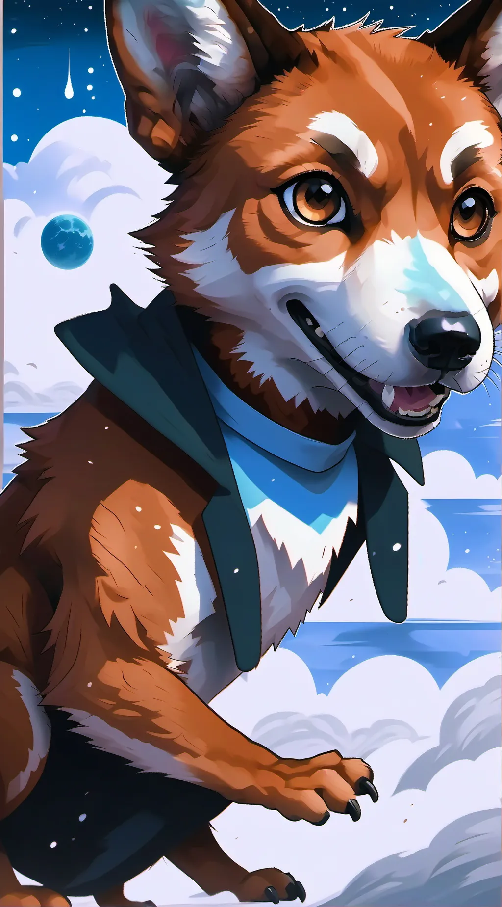 ai character: furry background