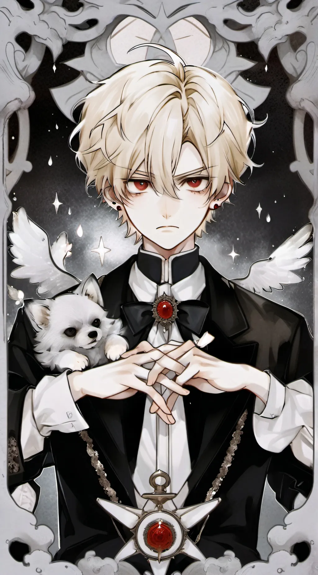 ai character: Katsuki Bakugo  background