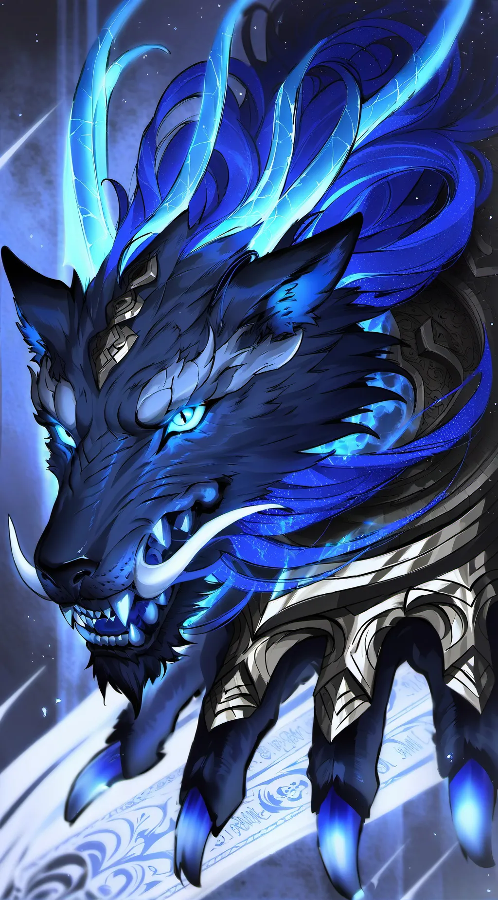 ai character: kitsune background