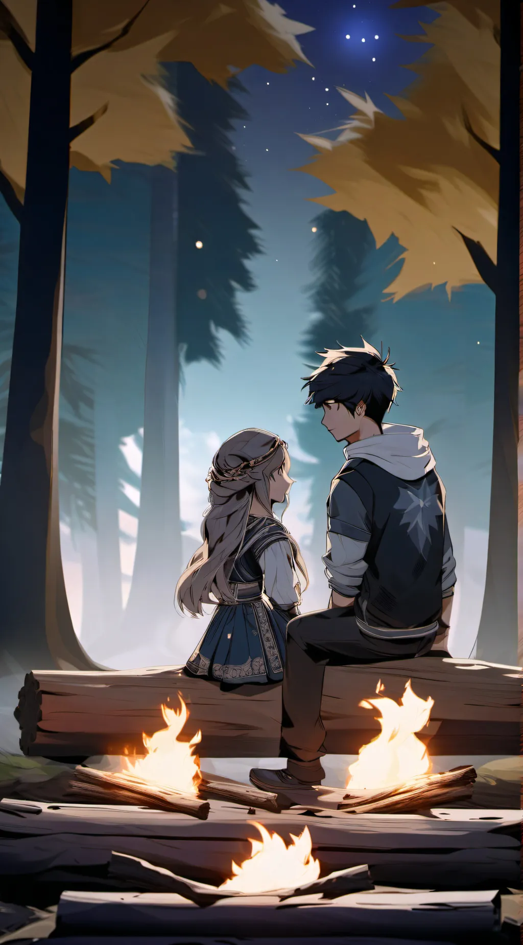 ai character: Lilly and Ivan background
