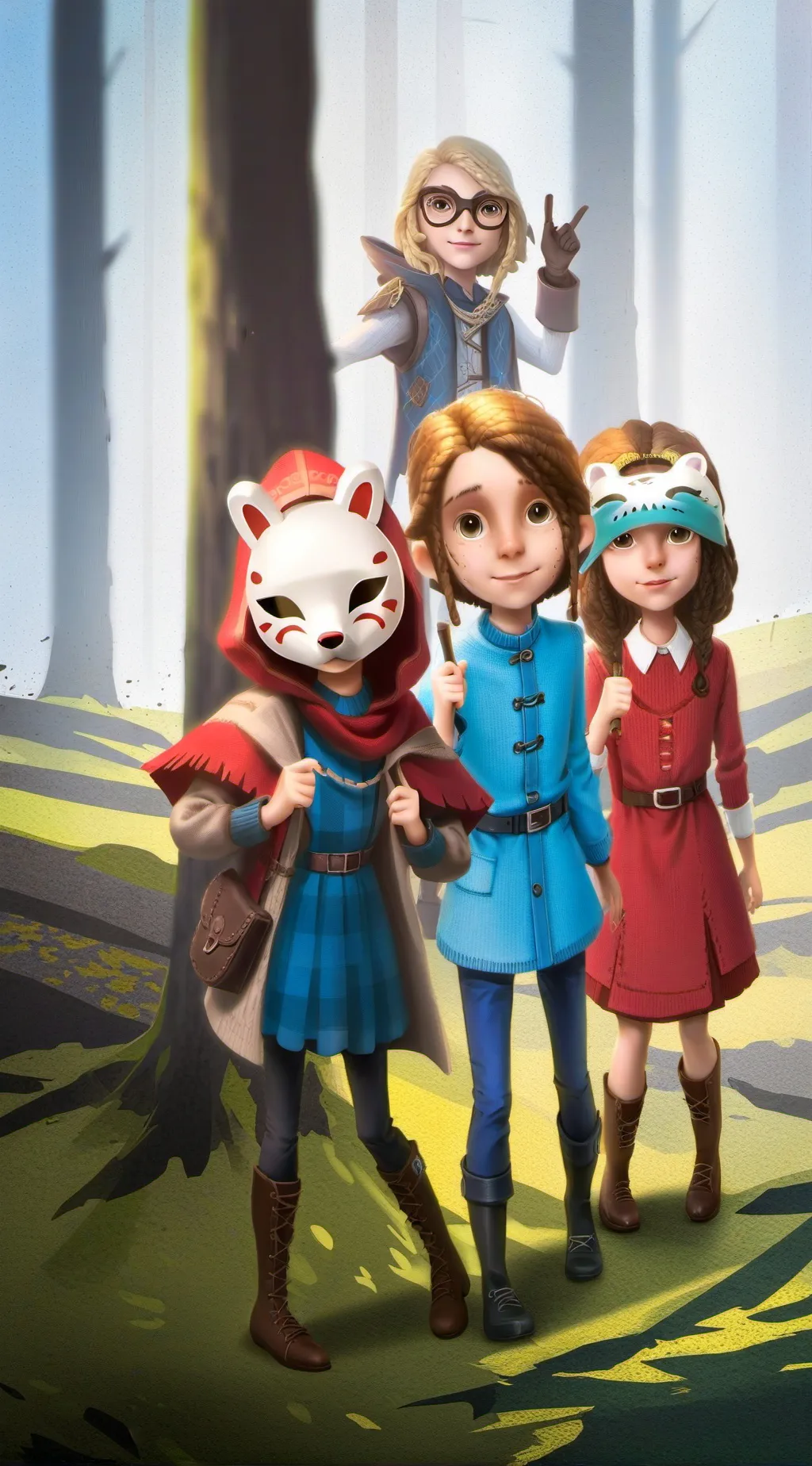 ai character: Harpy hare background