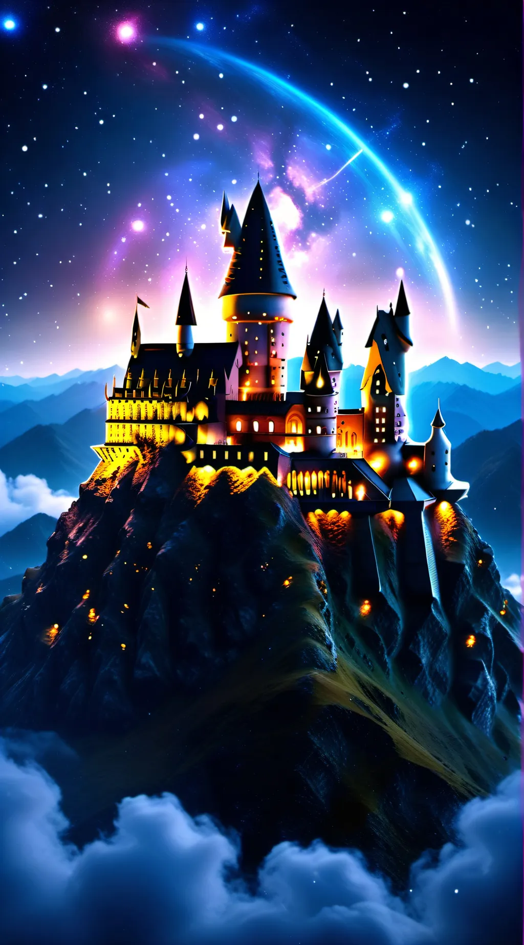 ai character: Hogwarts background