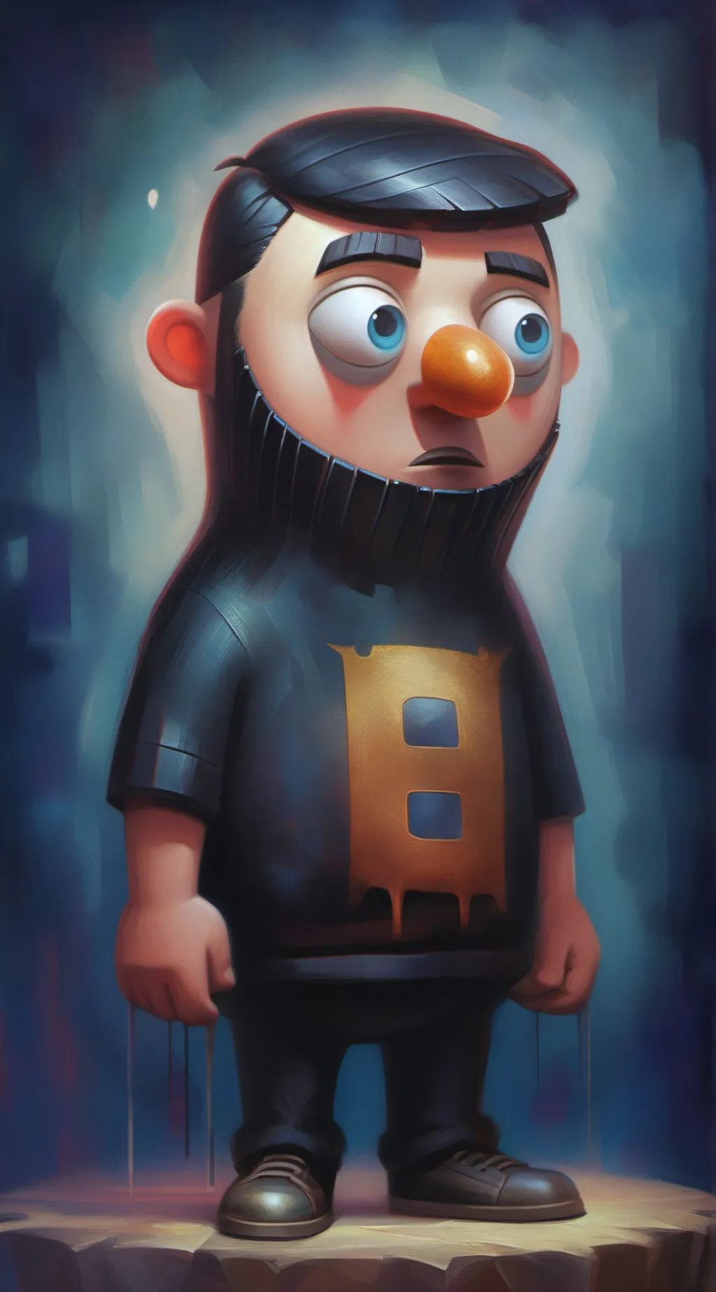 ai character: WILLYBUR SOOT. background