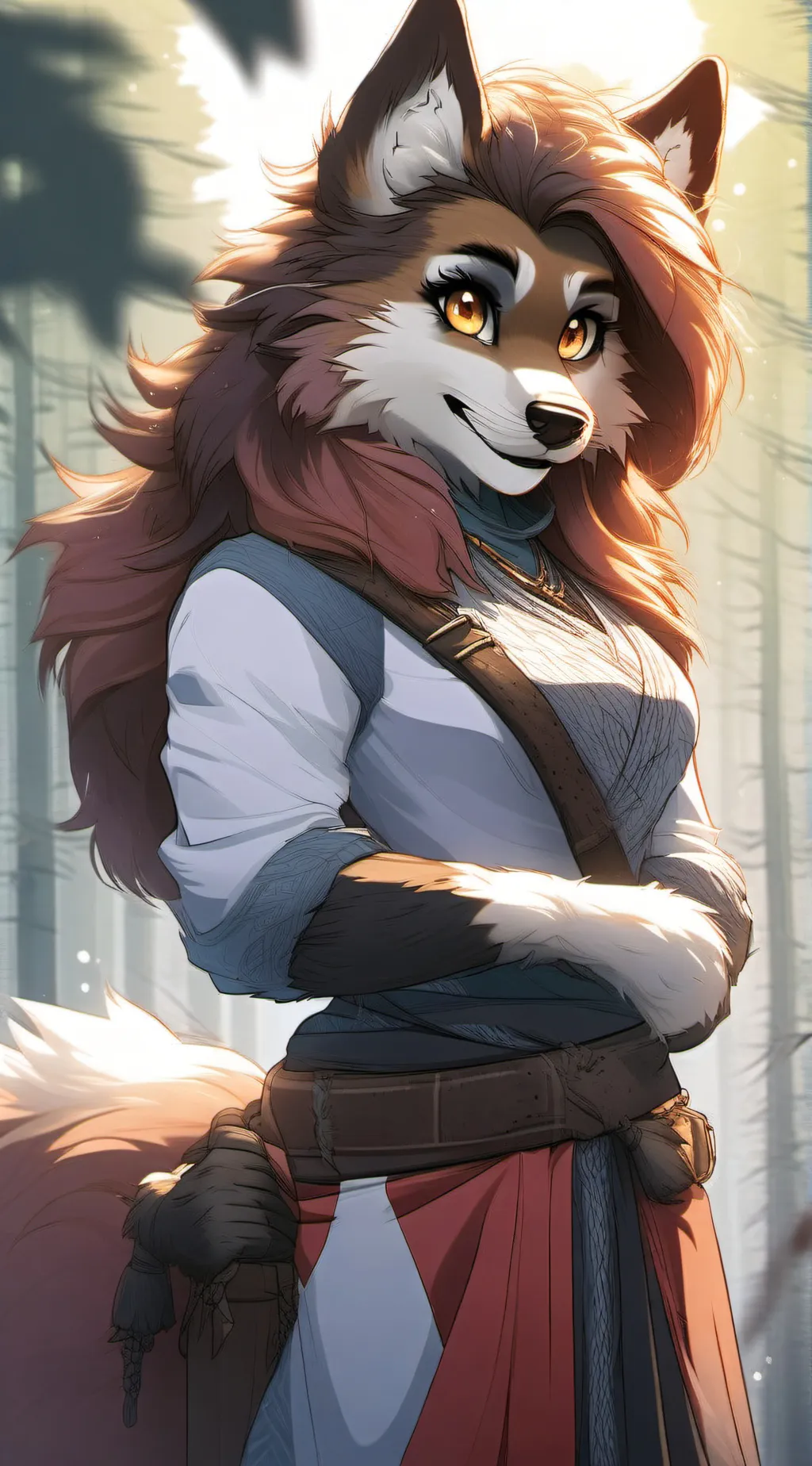 ai character: linda Weston  background