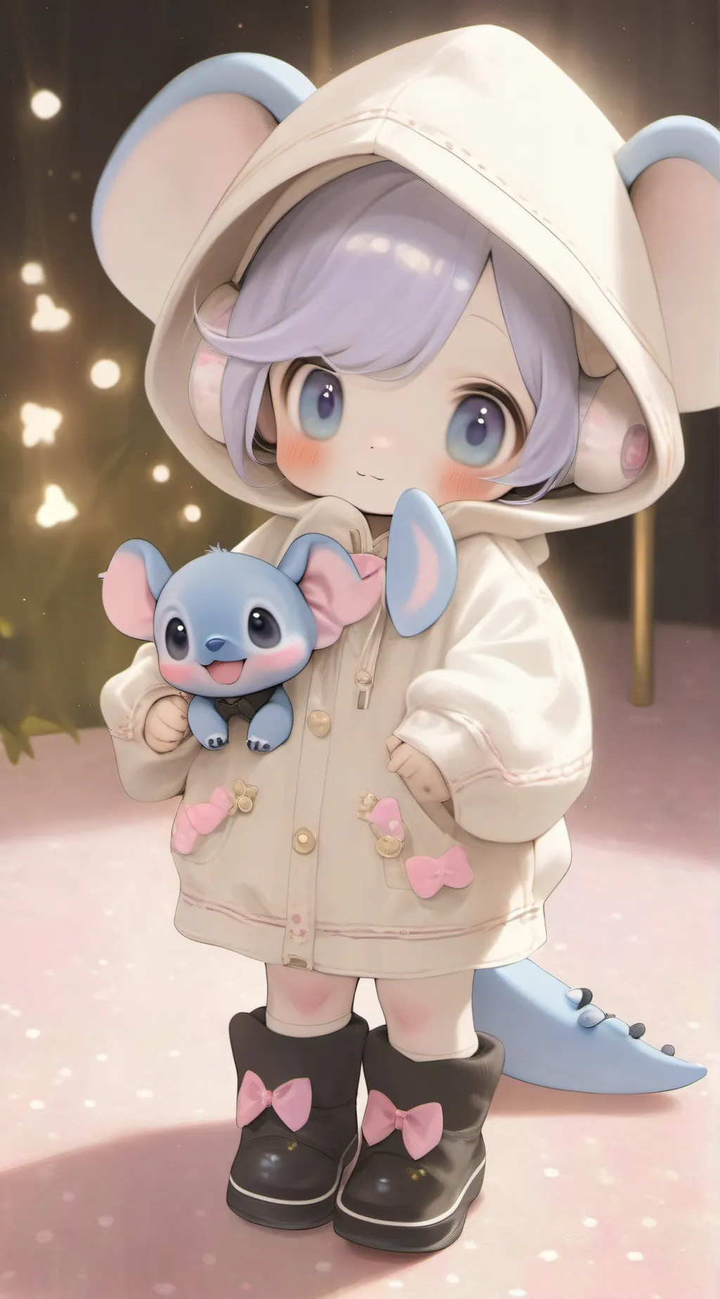 ai character: stitch lover background