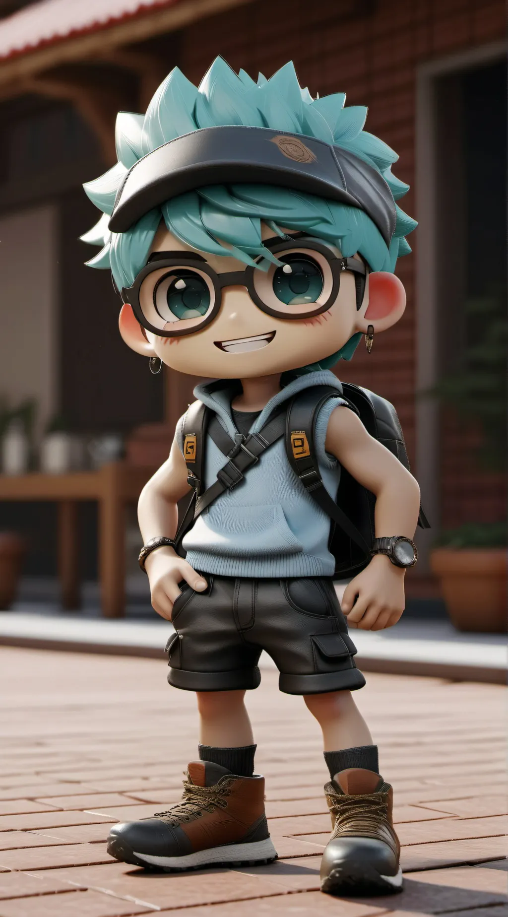 ai character: Ocean background