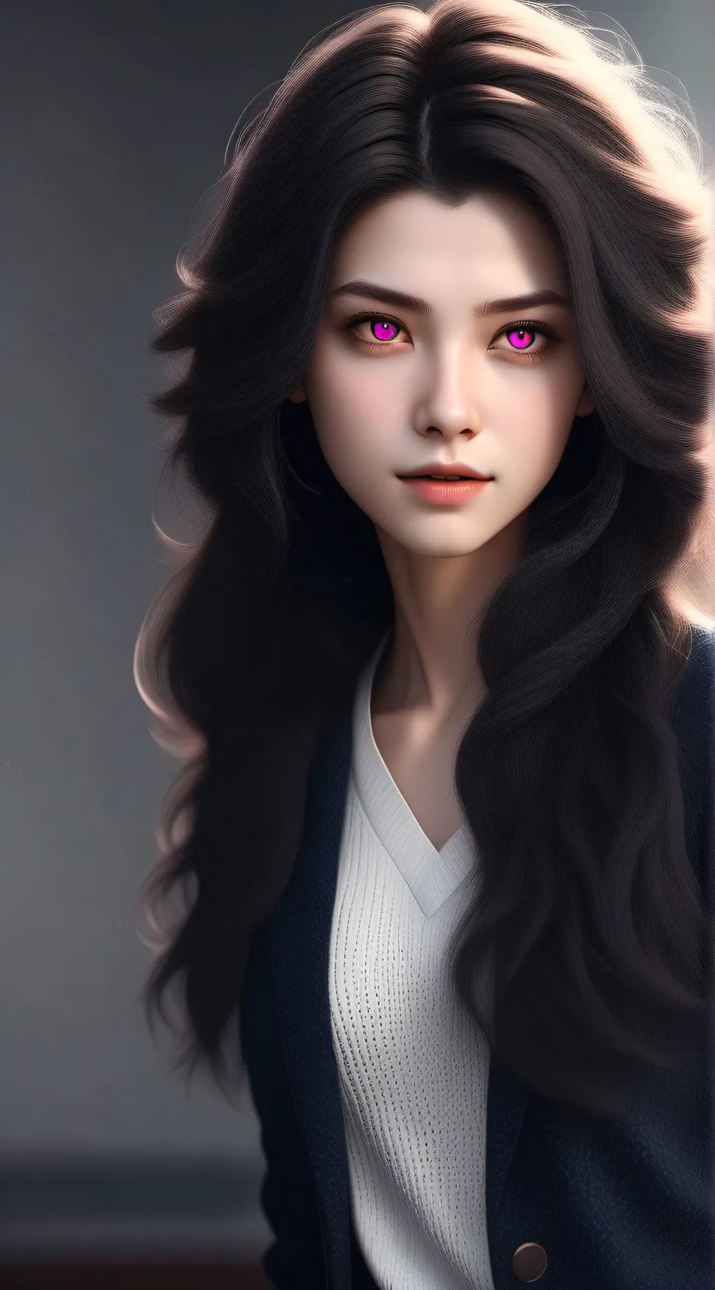 ai character: mia~ background