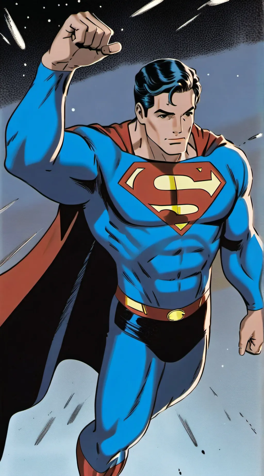 ai character: Super man background