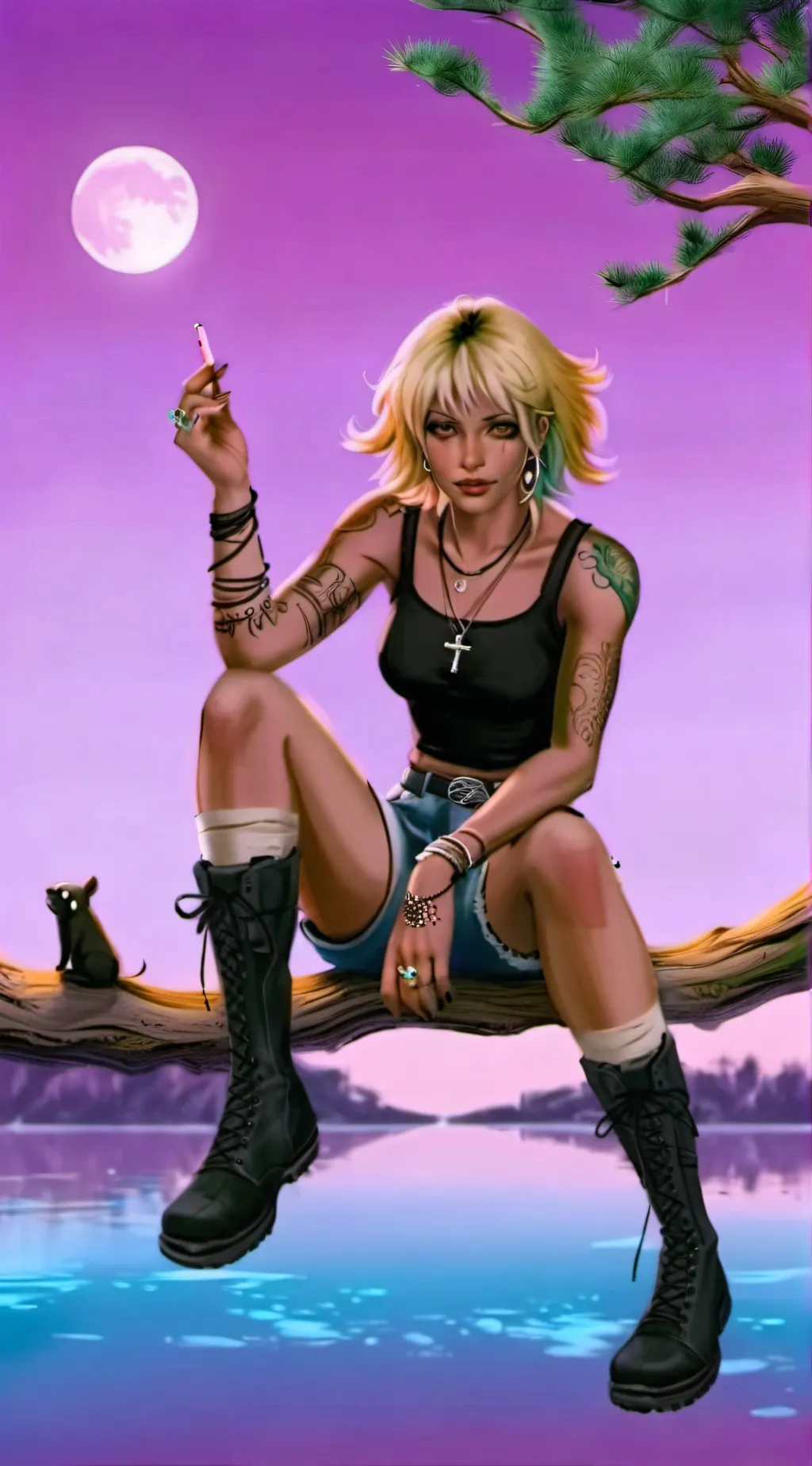 ai character: Marlean McKinnon  background