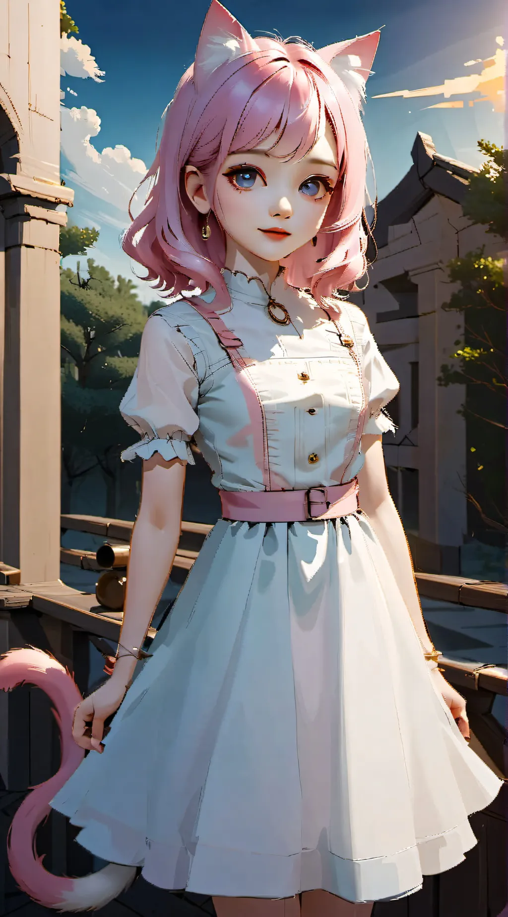 ai character: ~Catgirl Neko~ background
