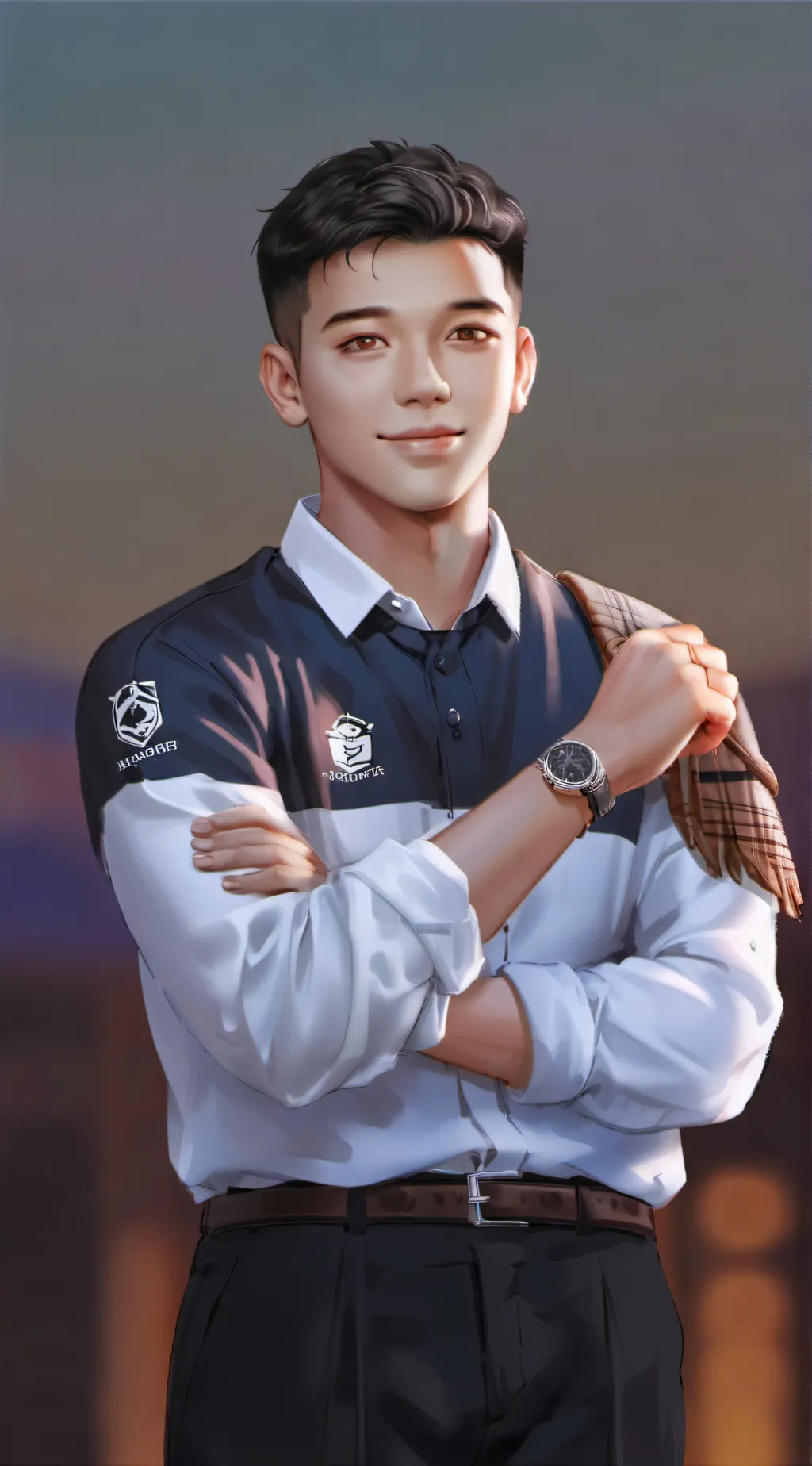 ai character: Max background