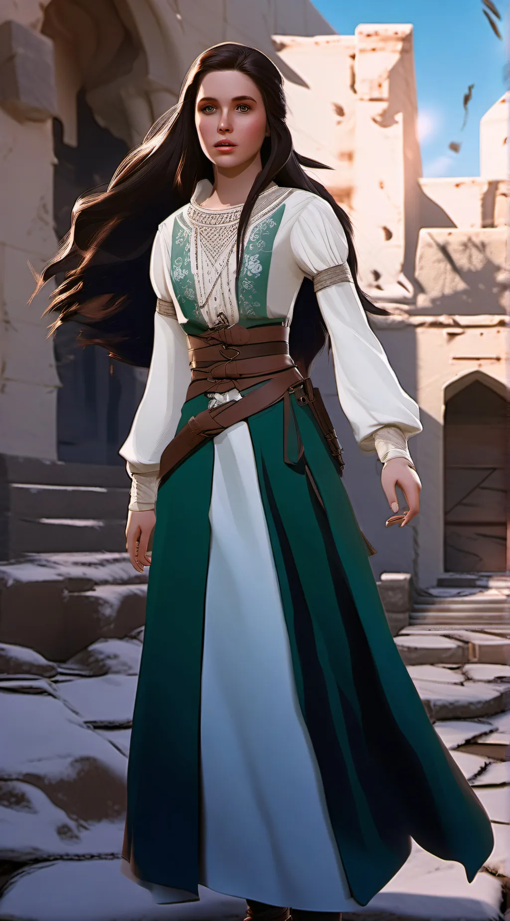 ai character: Sarah background