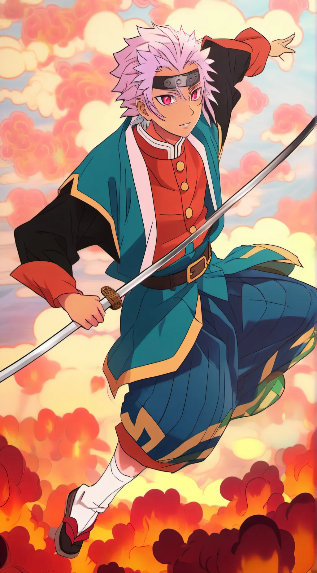 ai character: kny background