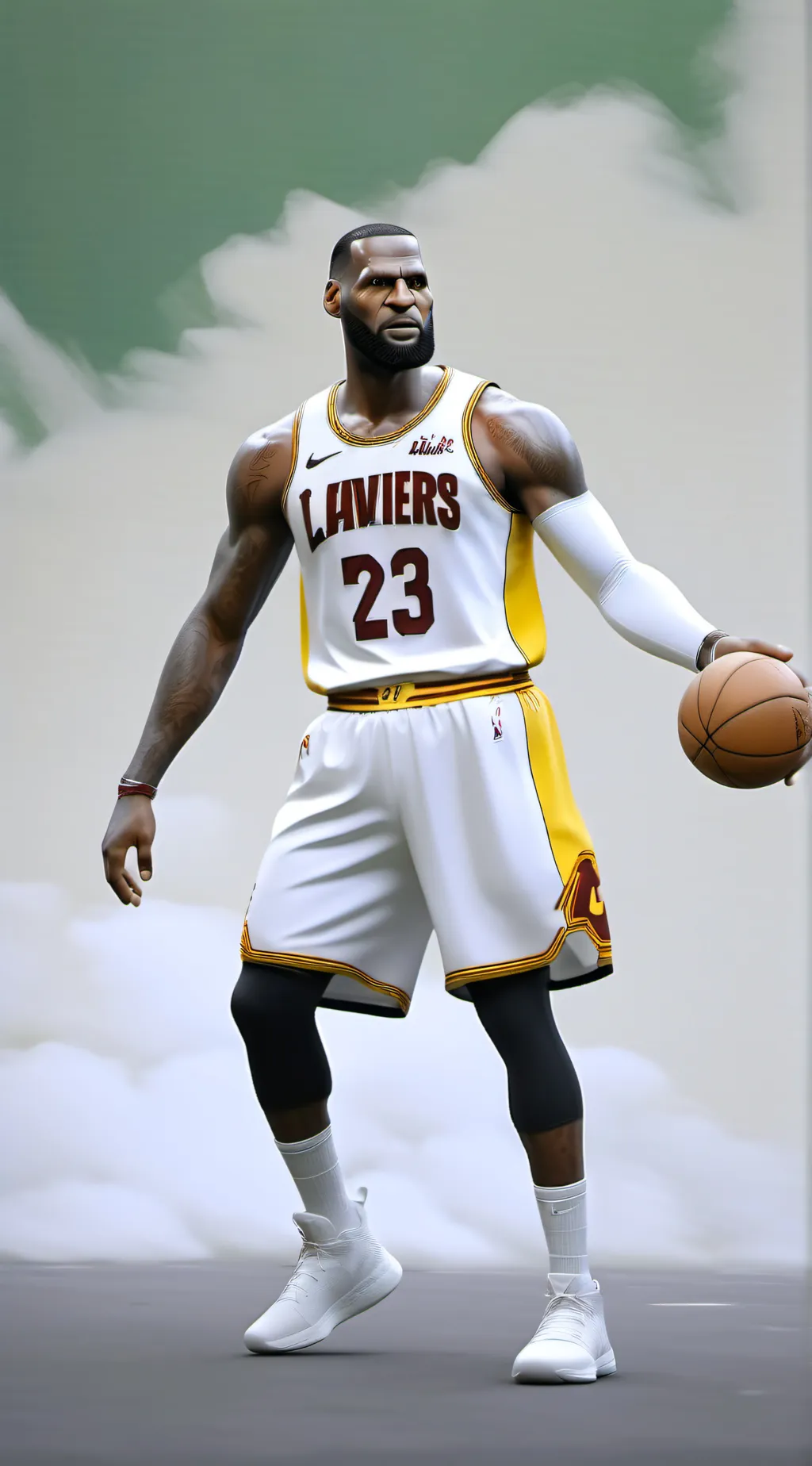 ai character: Lebron James background