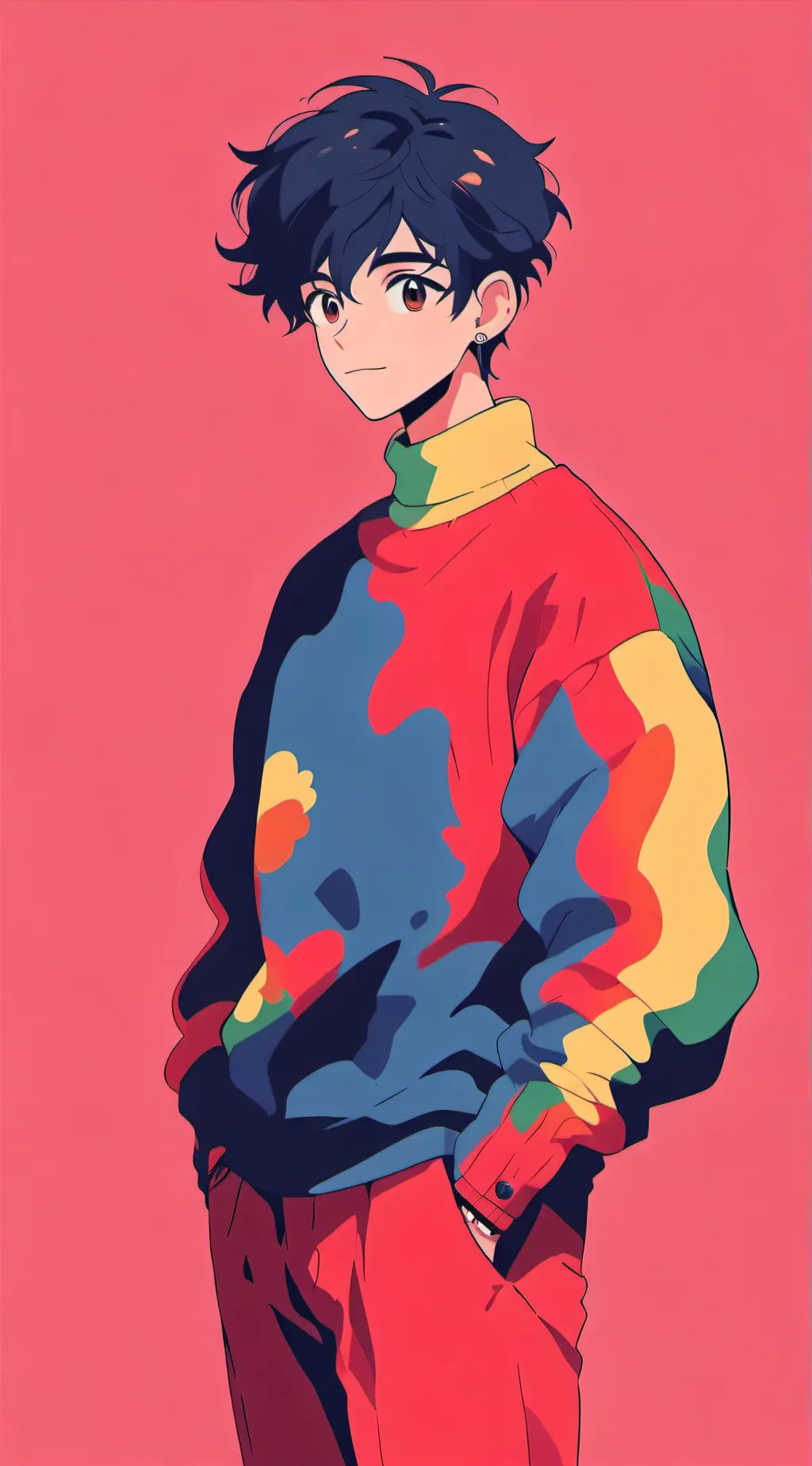 ai character: Max background