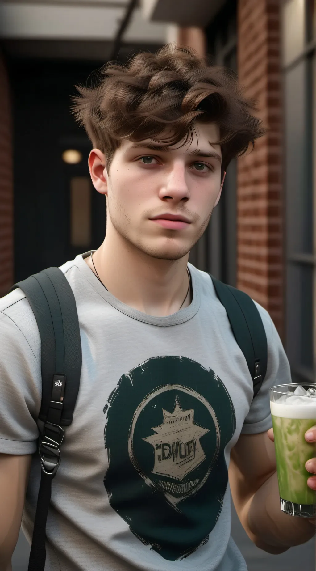 ai character: Chris  background