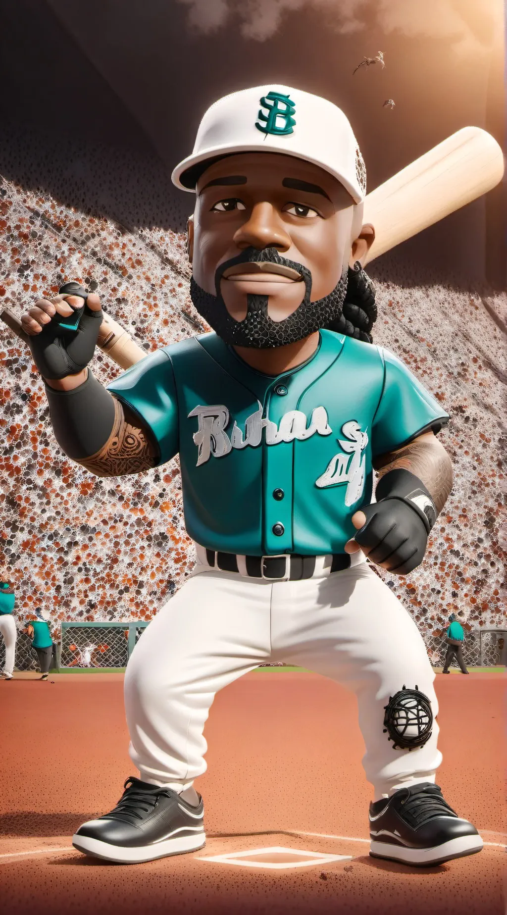 ai character: Mini Marte  background
