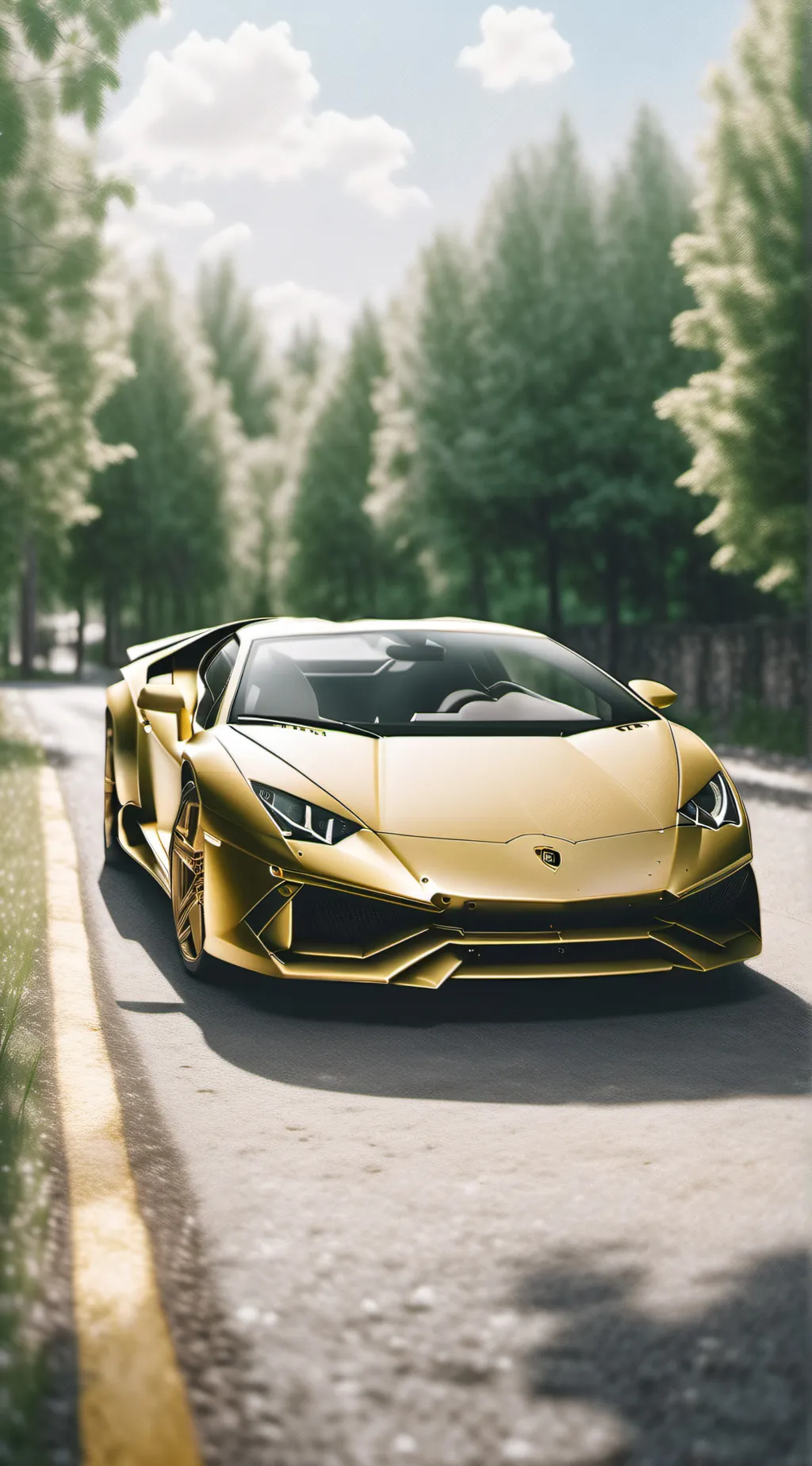 ai character: Lamborghini background