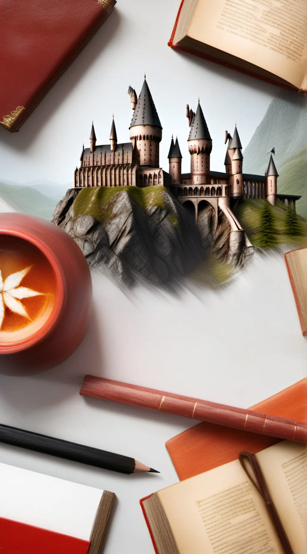 ai character: Hogwarts background