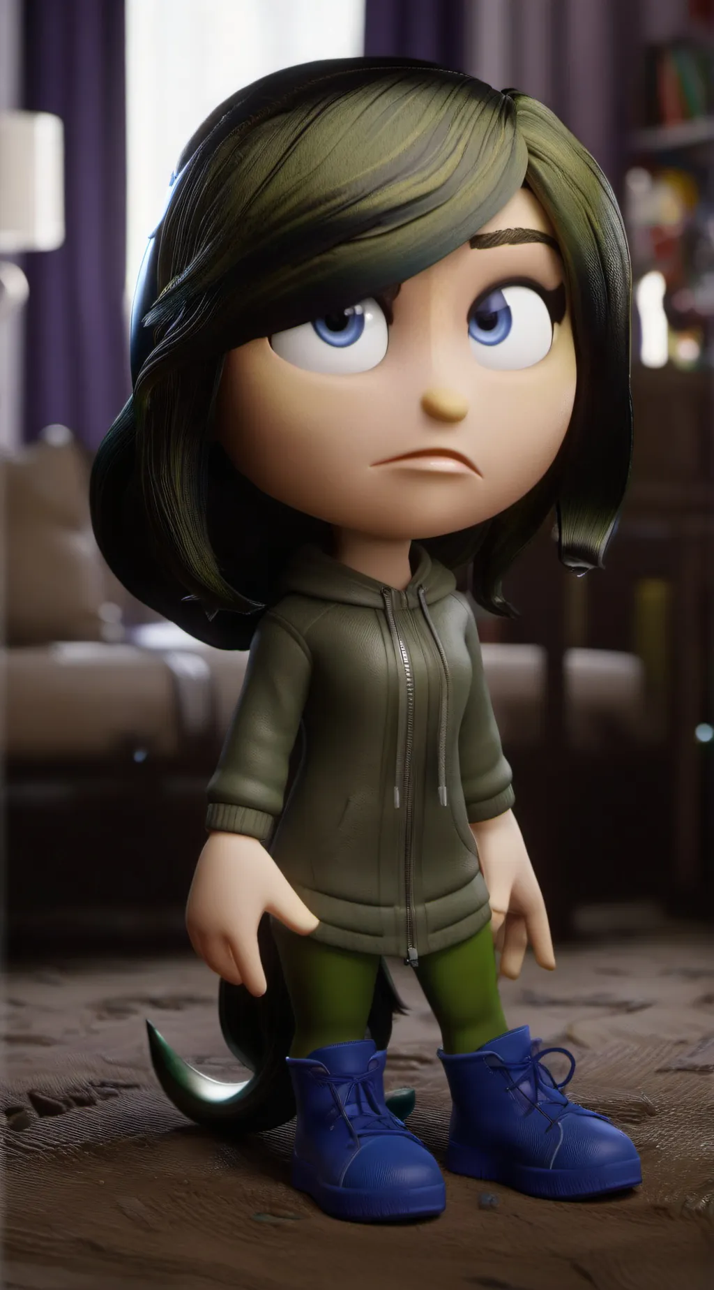 ai character: Disgust(inside out background