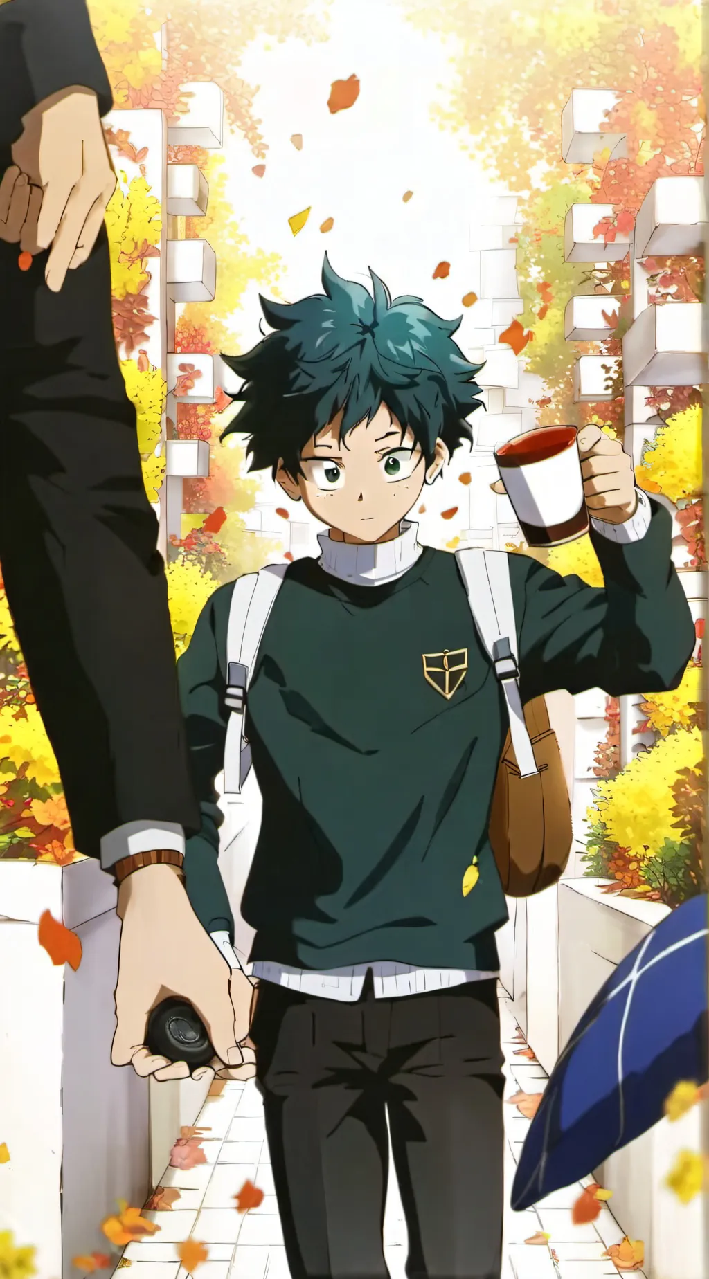 ai character: Izuku  background