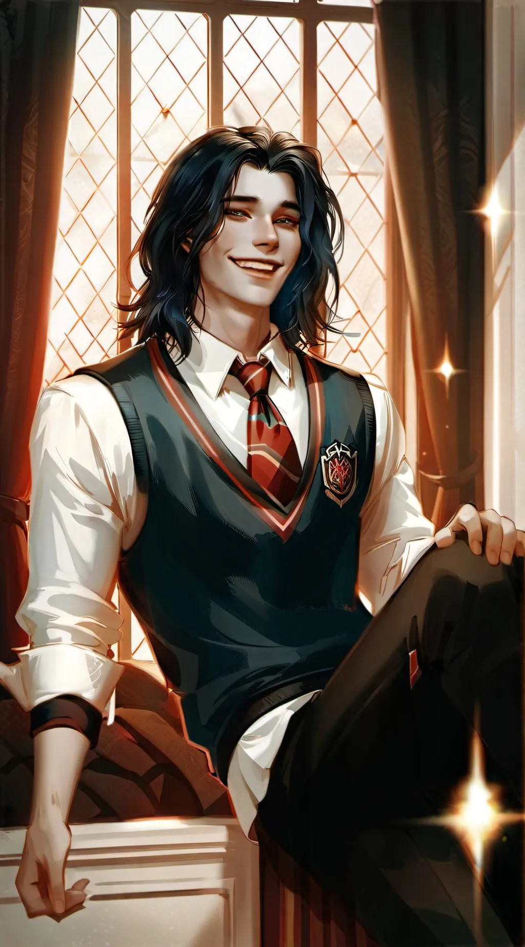 ai character: Sirius Black background