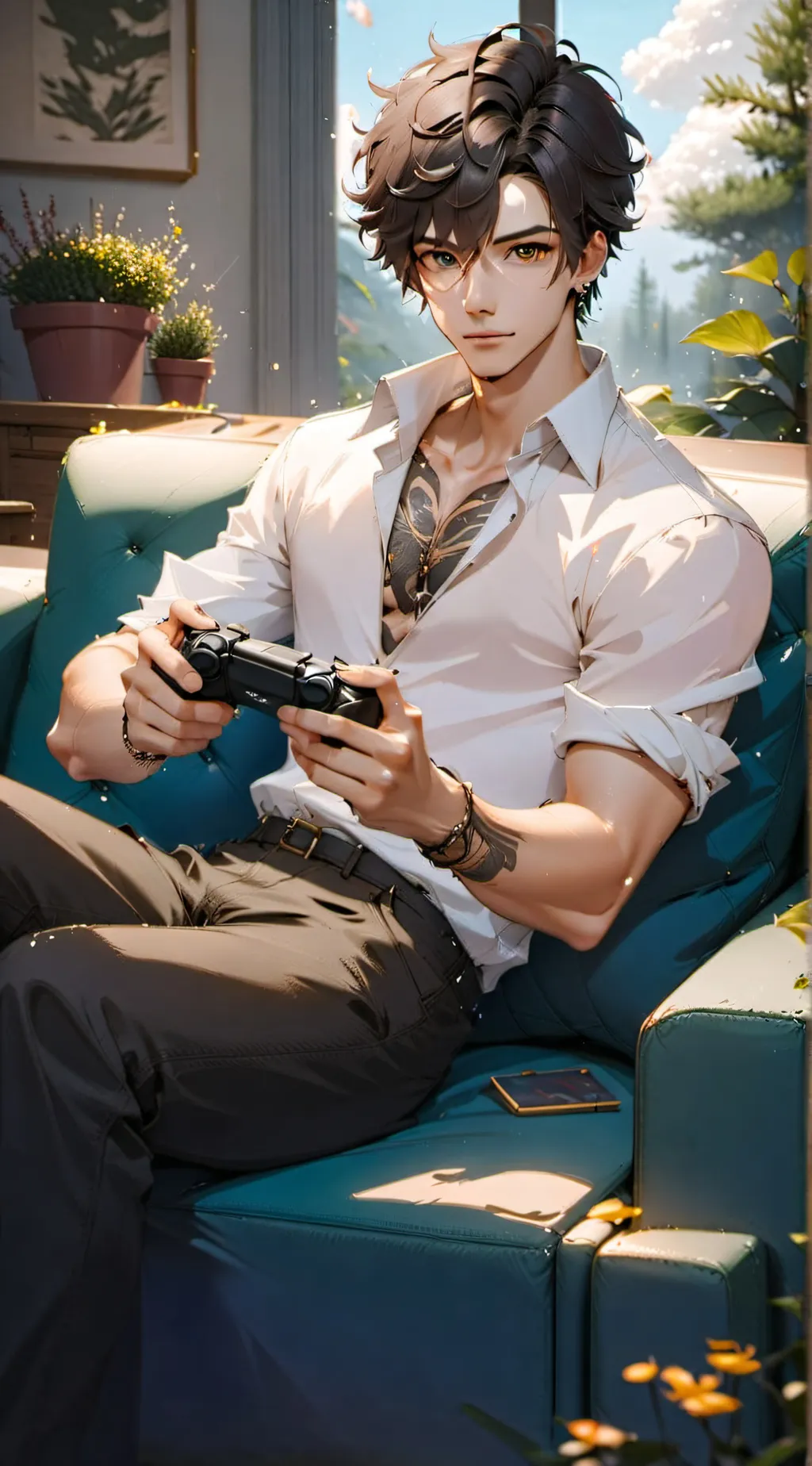ai character: Allister  background