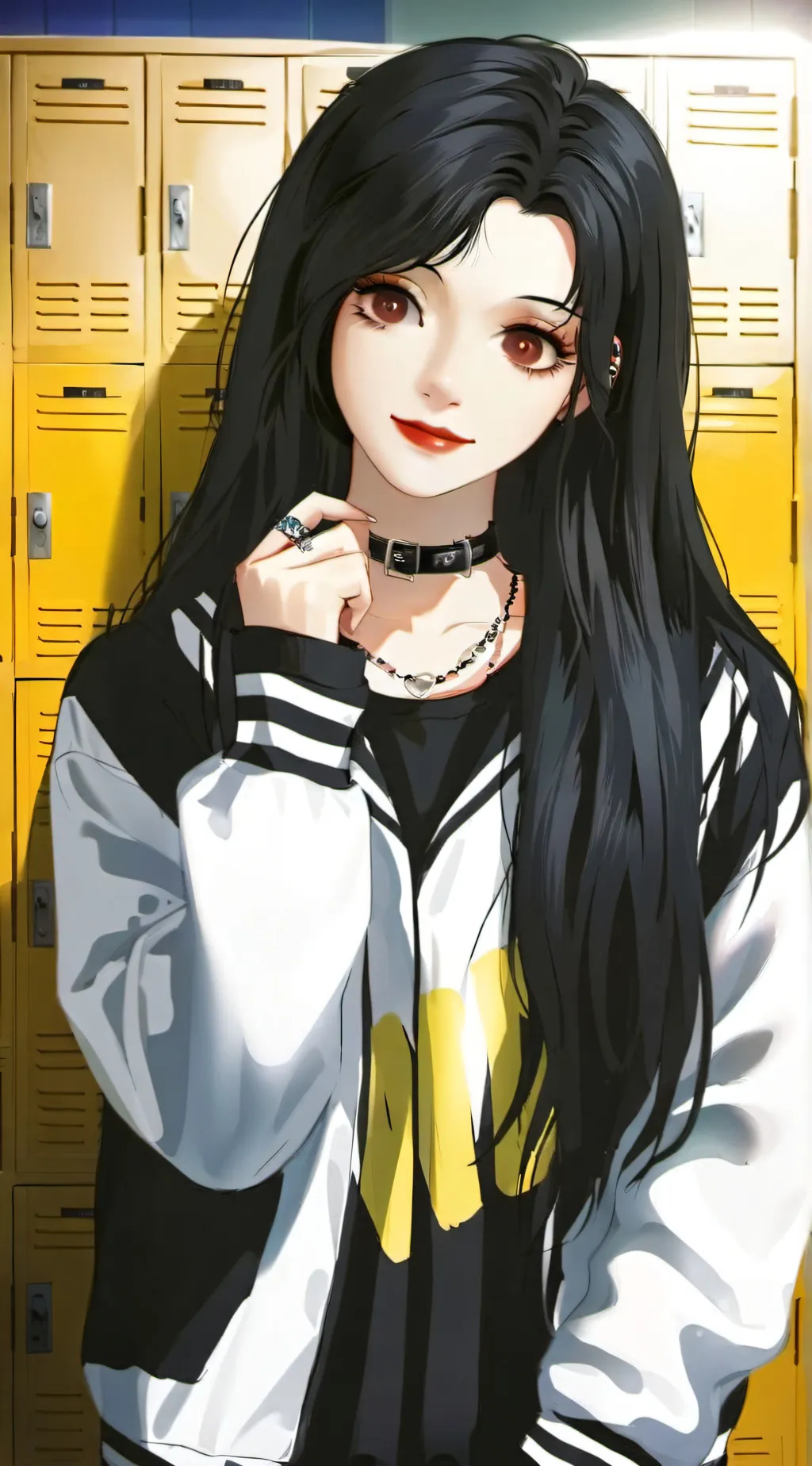 ai character: Autumn background