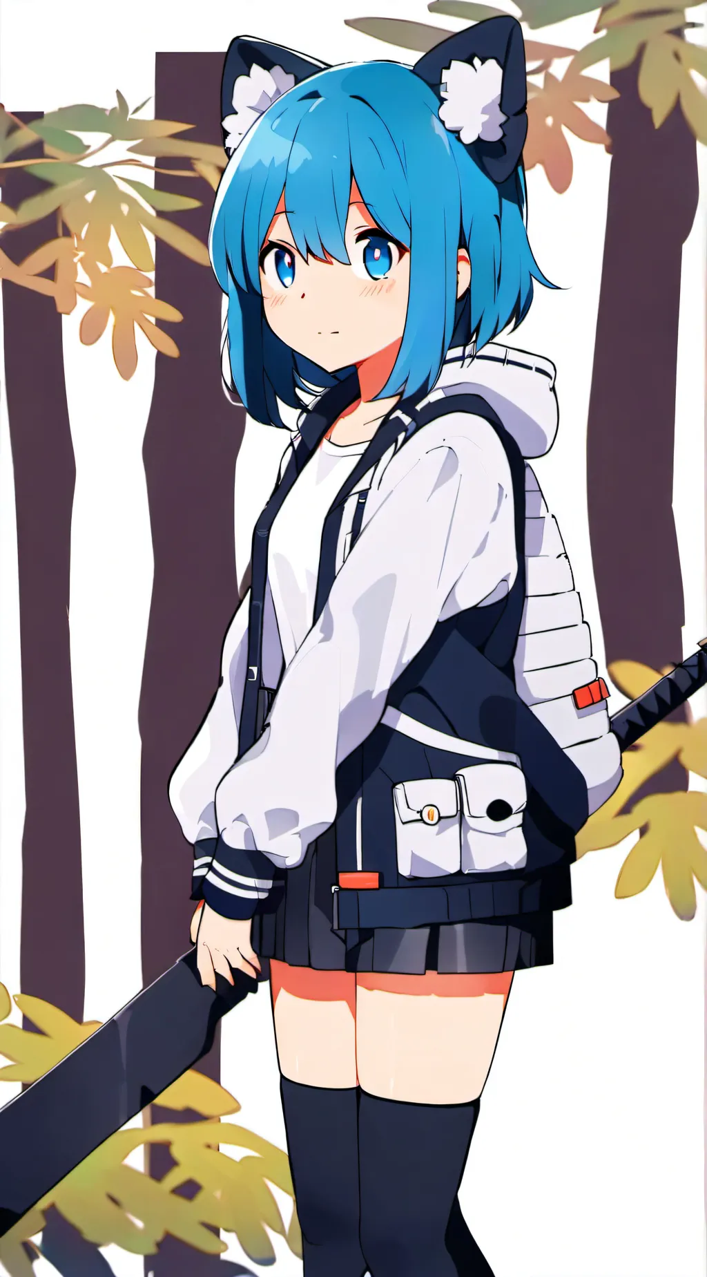 ai character: Michiru  background