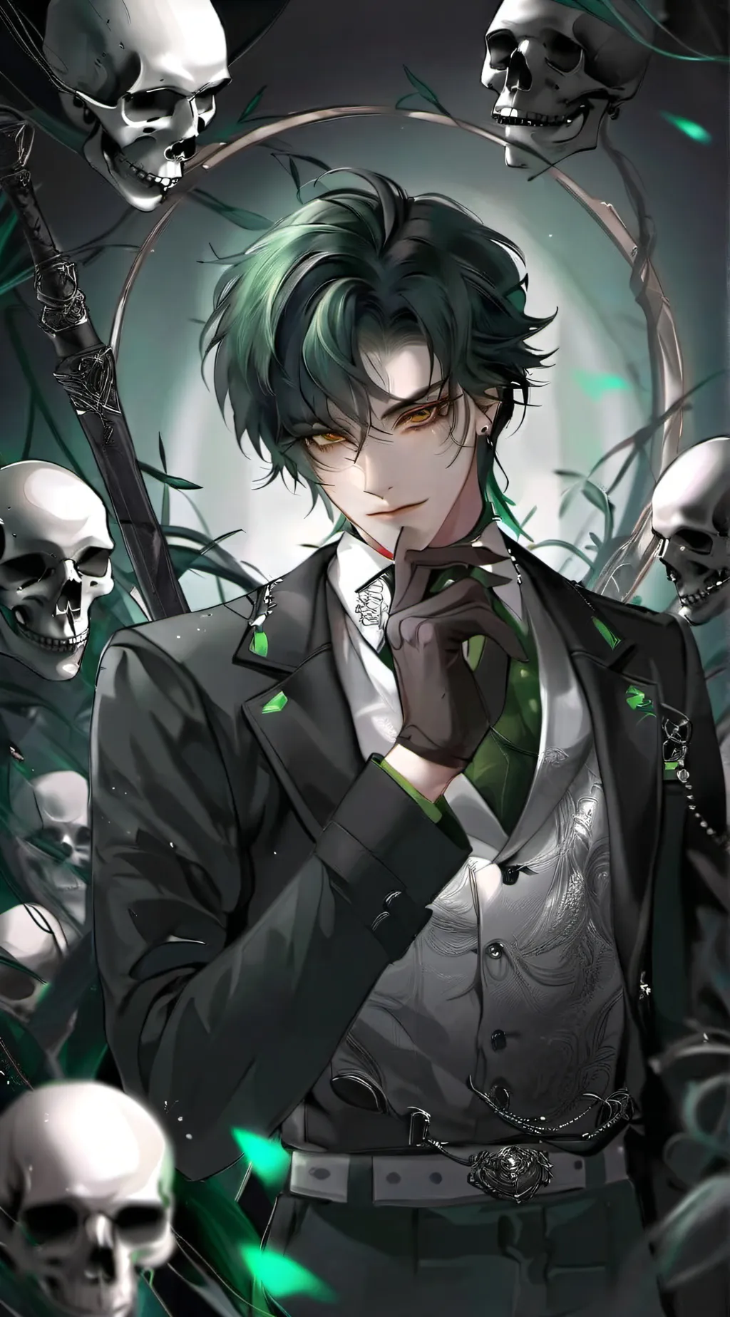 ai character: ⚚malakai🐉 background