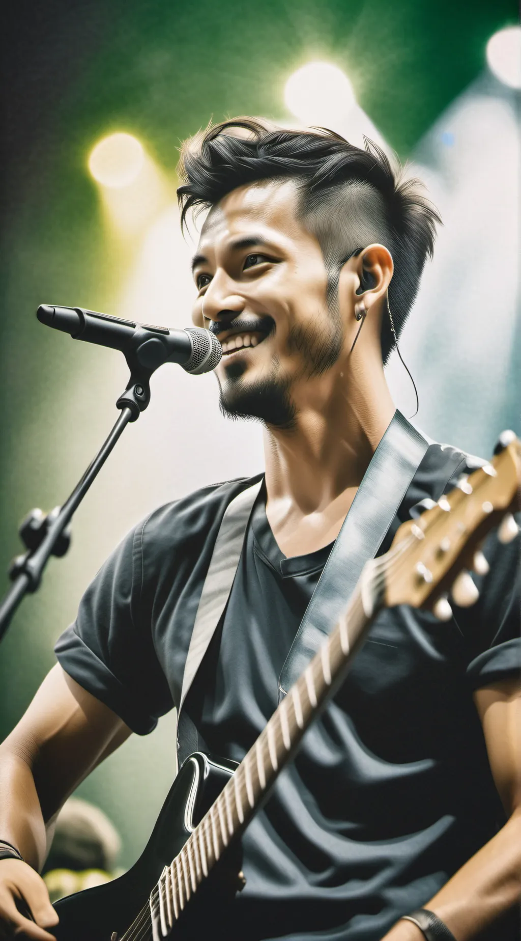 ai character: concert background