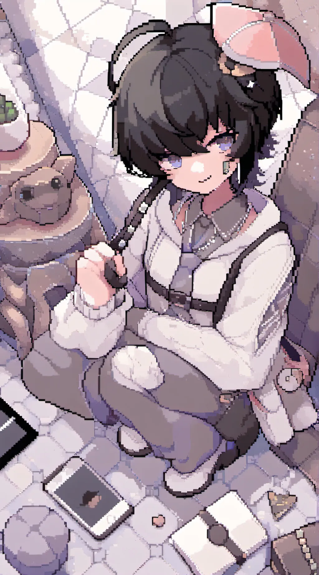 ai character: 🖤Niko🖤 background