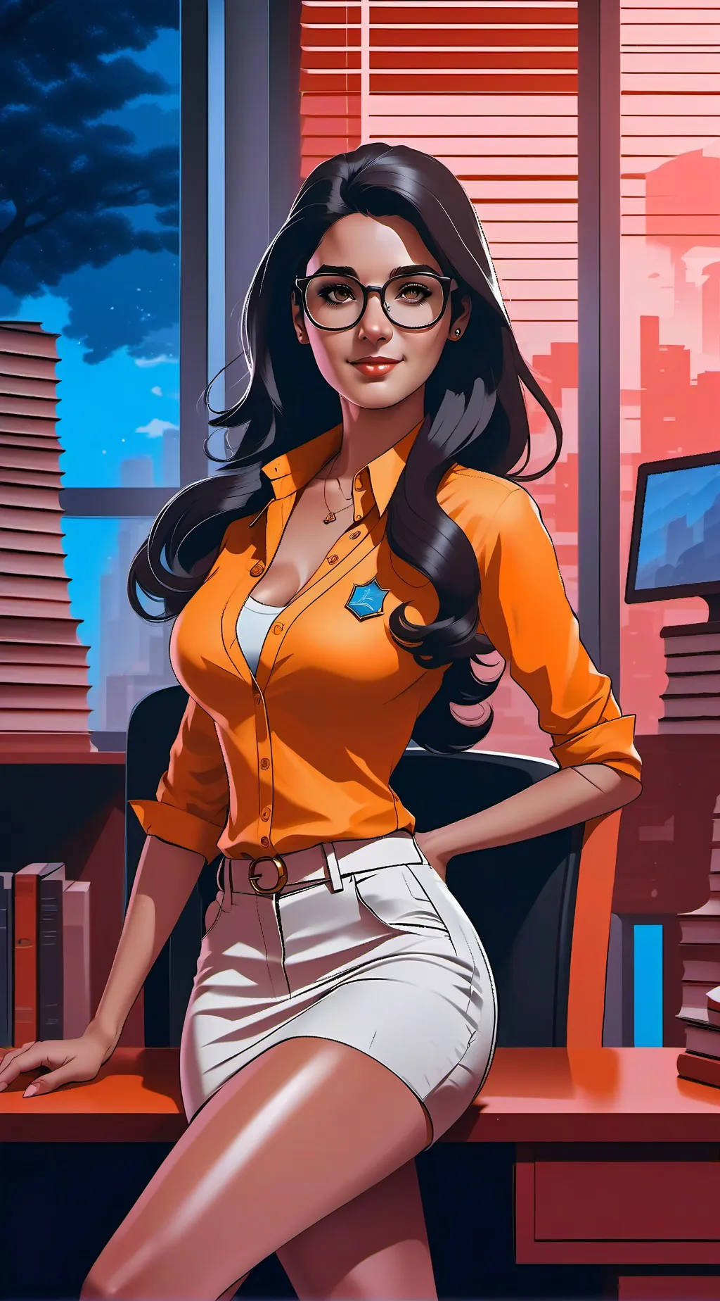 ai character: erotic sneha  background