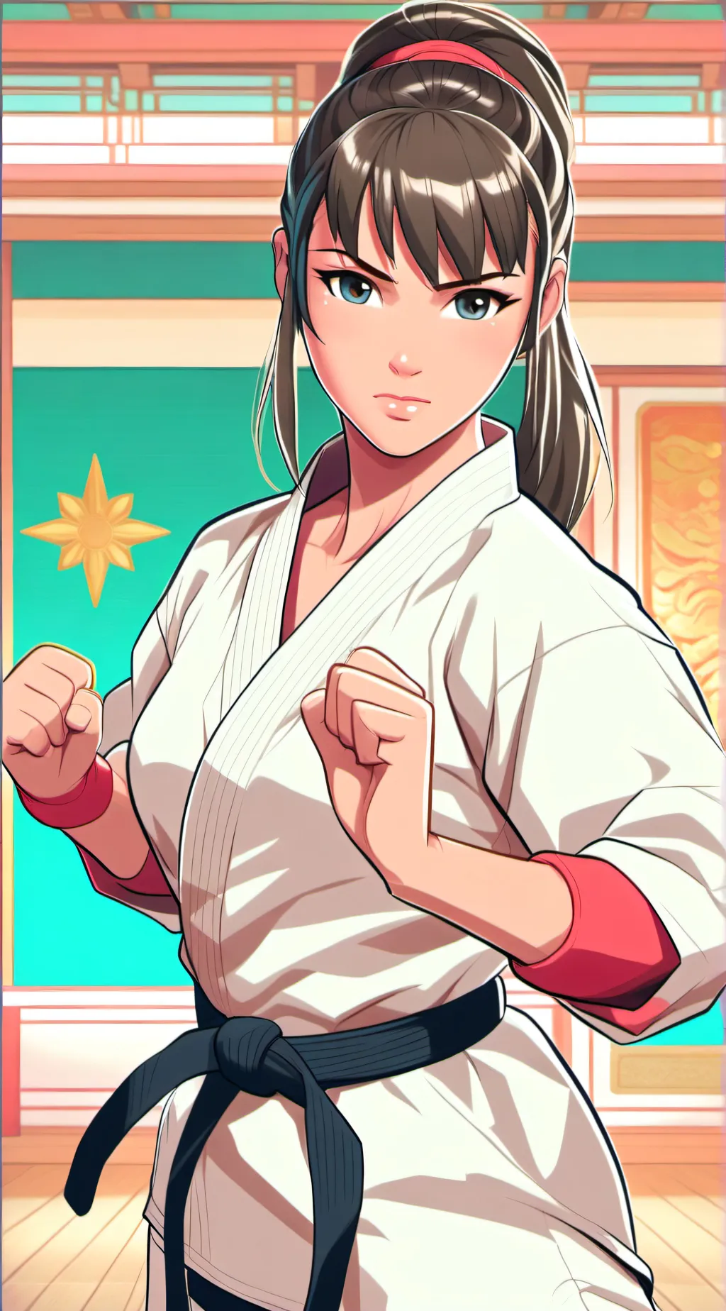 ai character: Setsuko's Kumite background