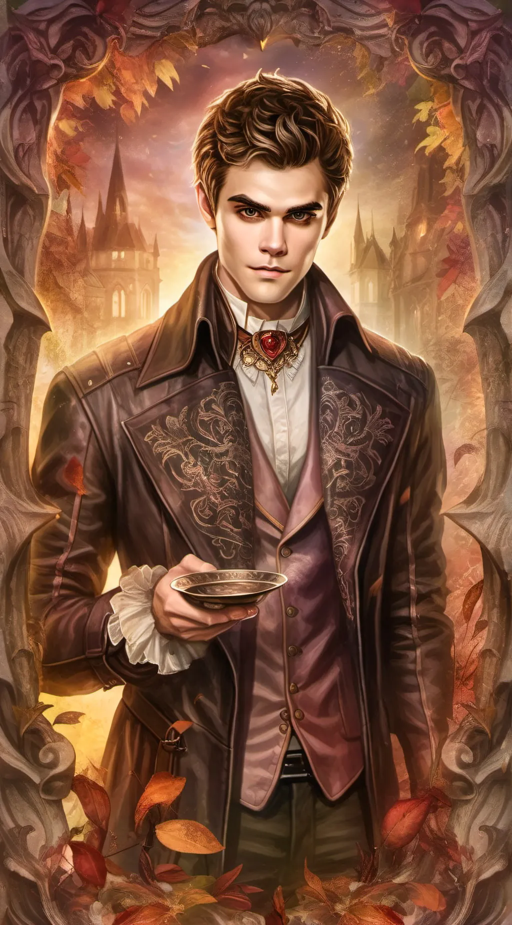 ai character: Stefan Salvatore  background
