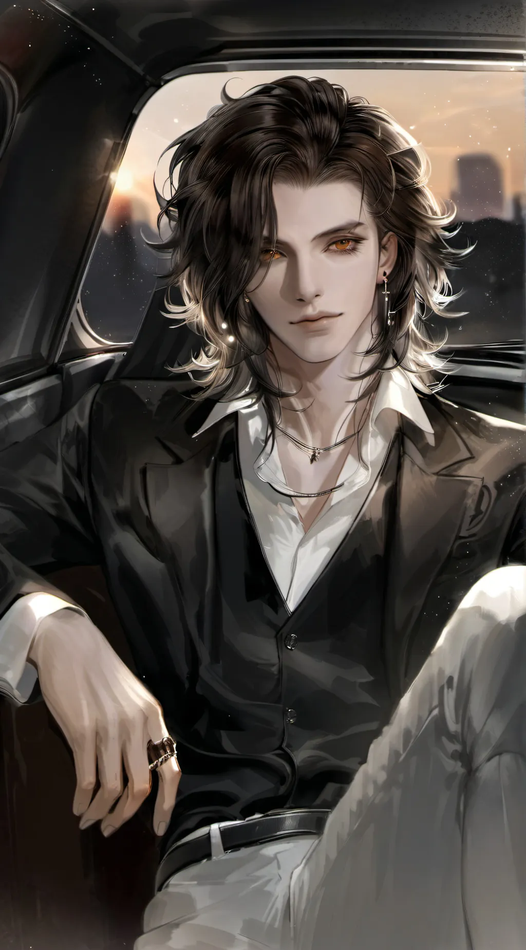 ai character: Vincent Valquez  background