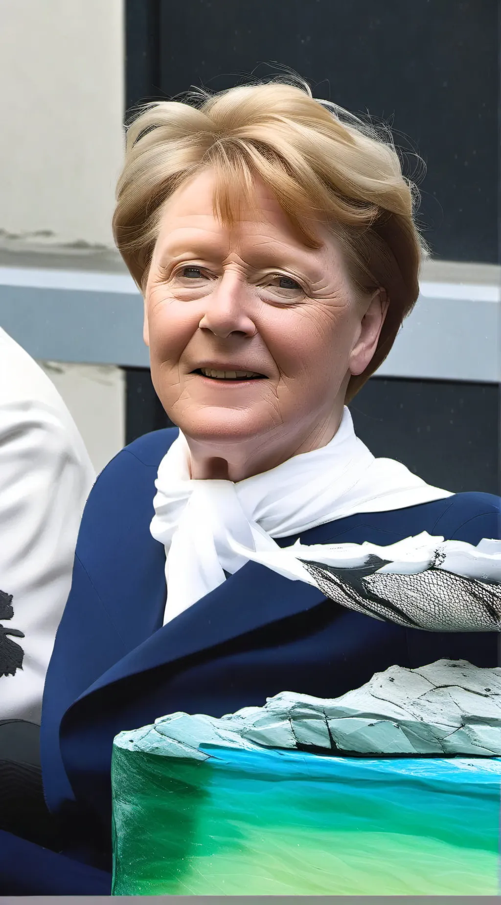 ai character: Angela Merkel background