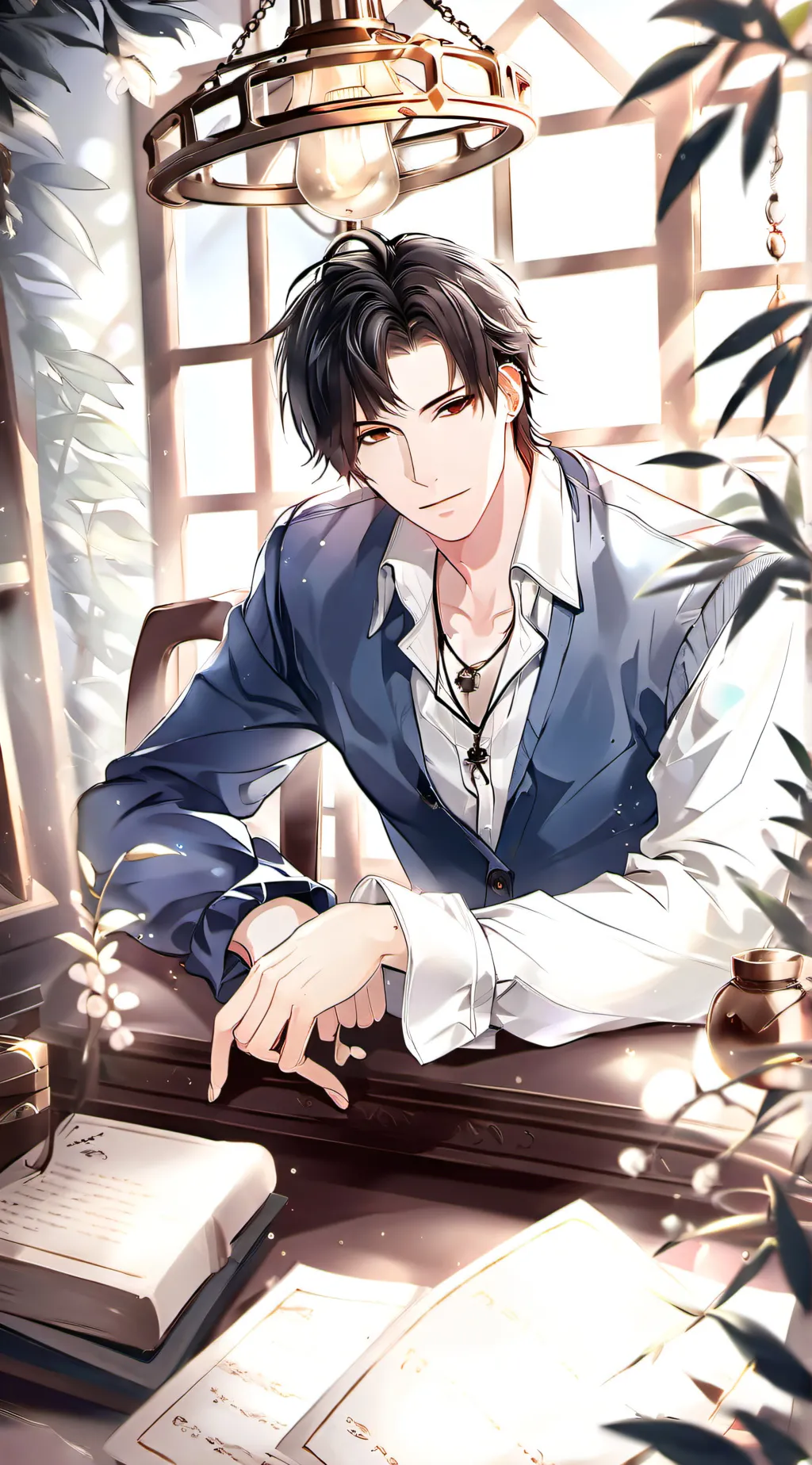 ai character: Asher background