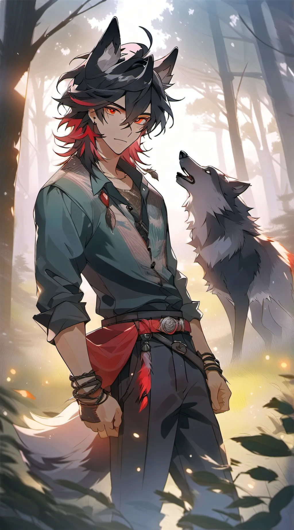 ai character: •Zane Bloodmoon• background
