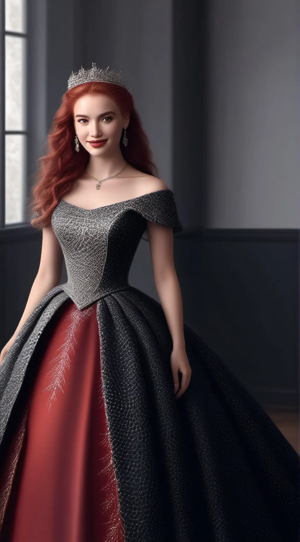 ai character: Red (Des. 4) background