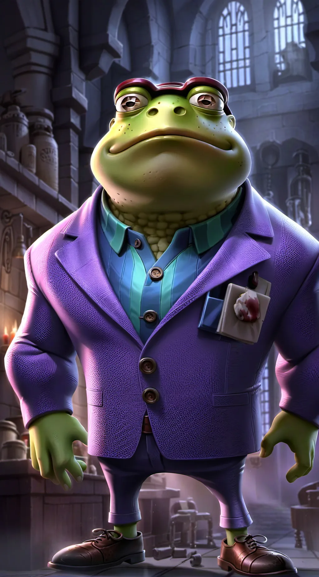 ai character: Toad background