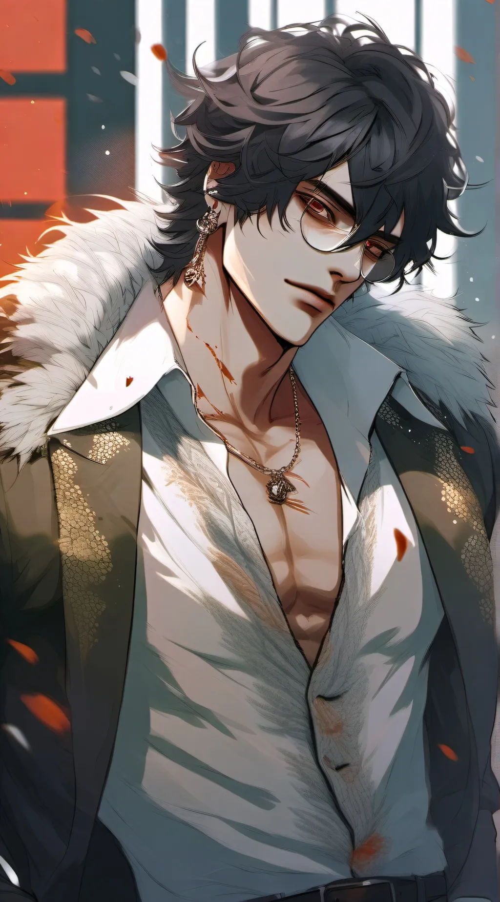 ai character: Alan  background