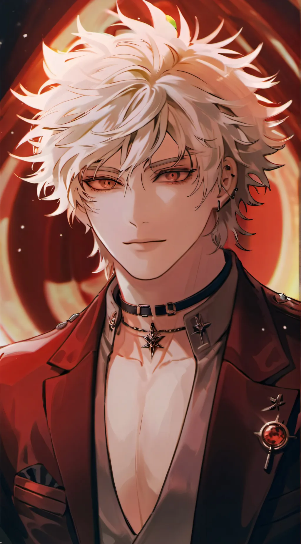 ai character: Bakugo x deku background