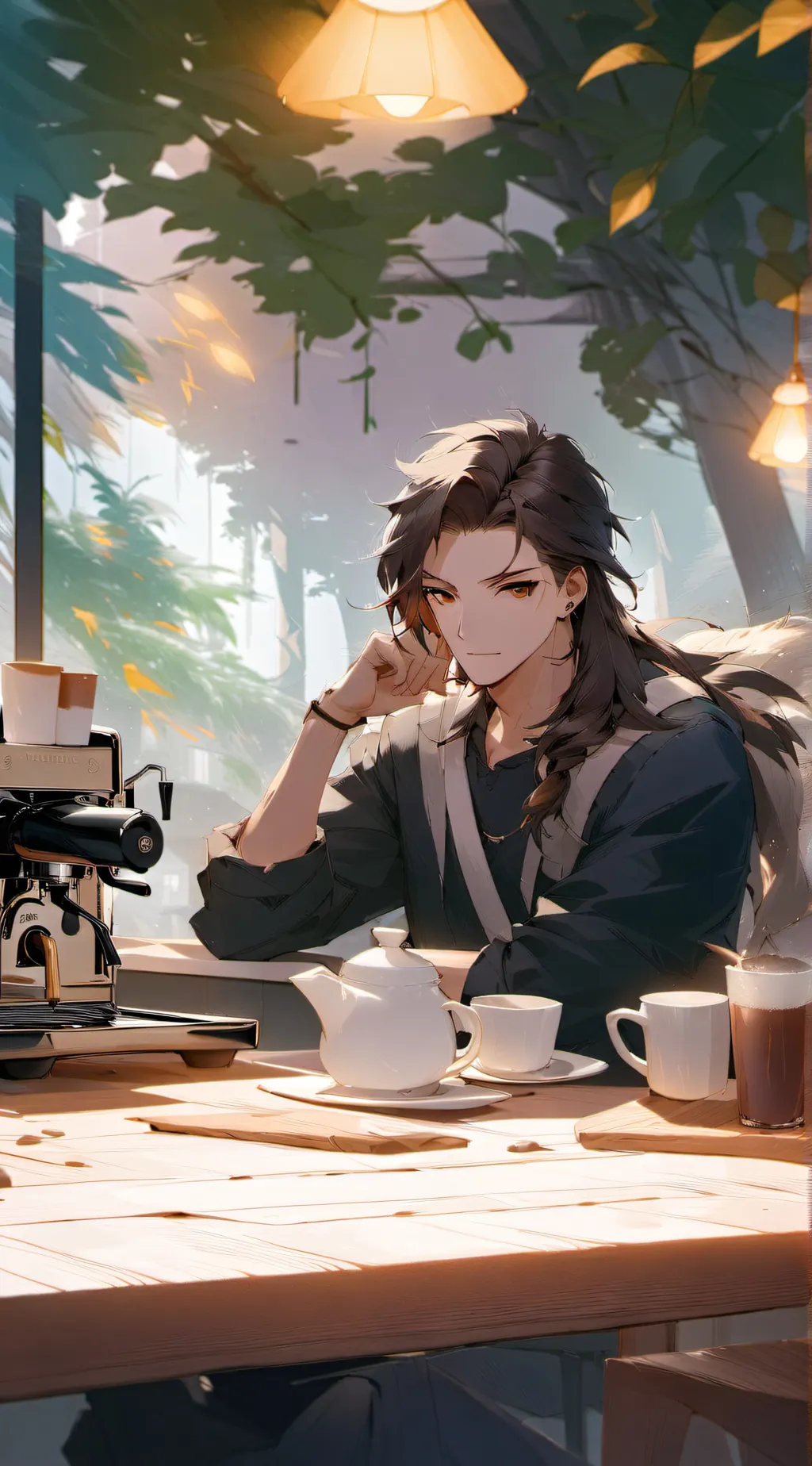 ai character: Ev background